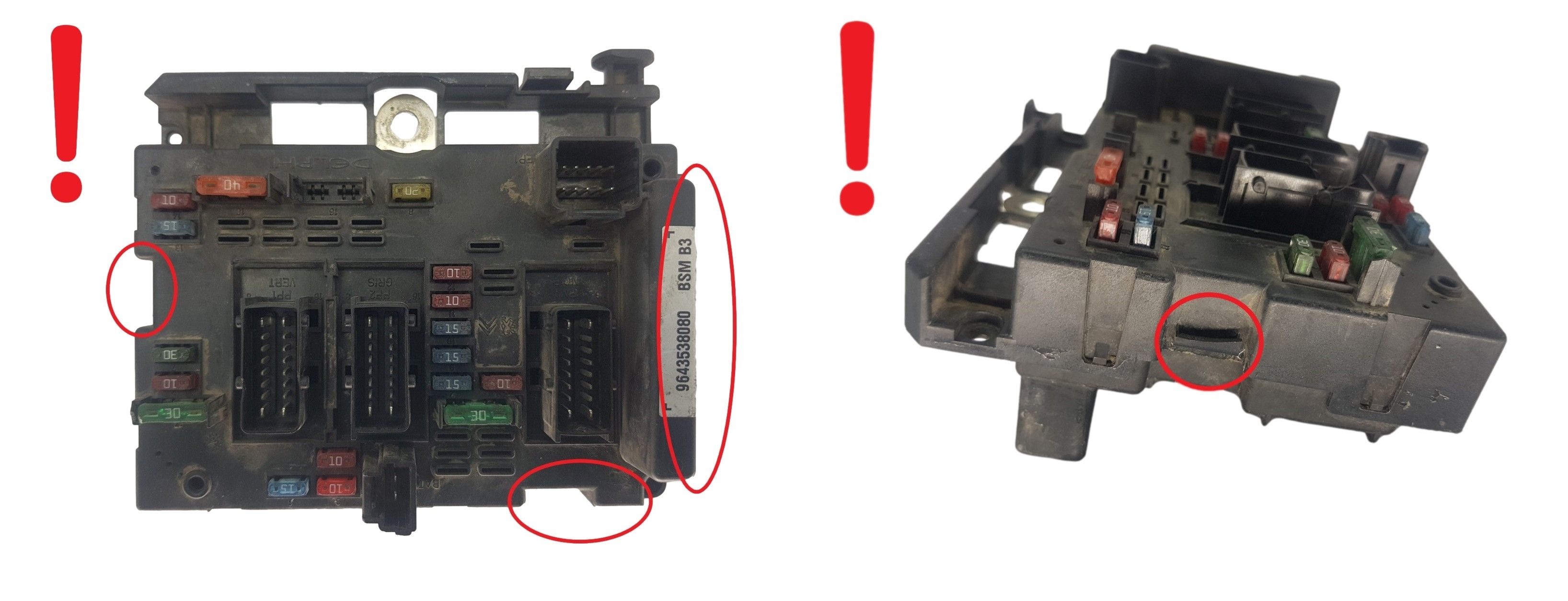 Controller BSM B3 9643538080 PSA Delphi 1835 main product photo