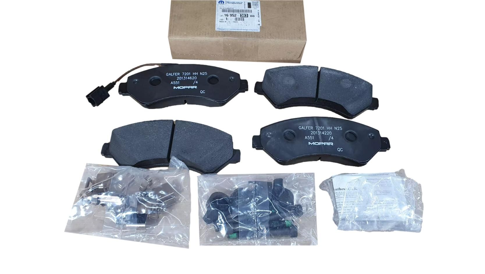 Brake Pads Front Original 1695238380 Opel Citroen Peugeot main product photo