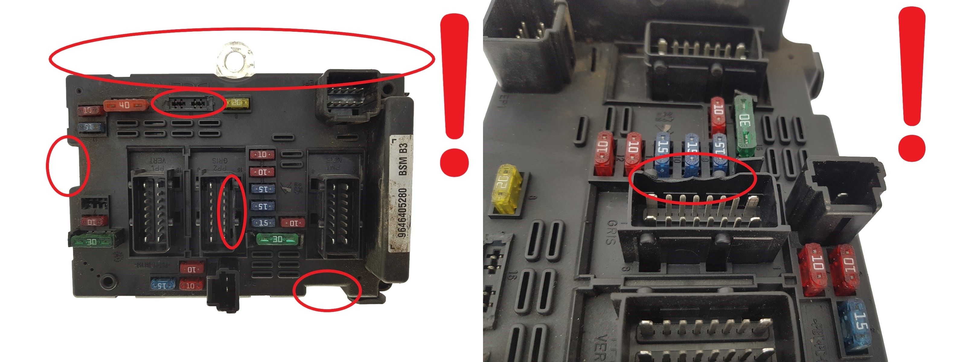Controller BSM B3 9646405280 PSA Delphi 1359 main product photo