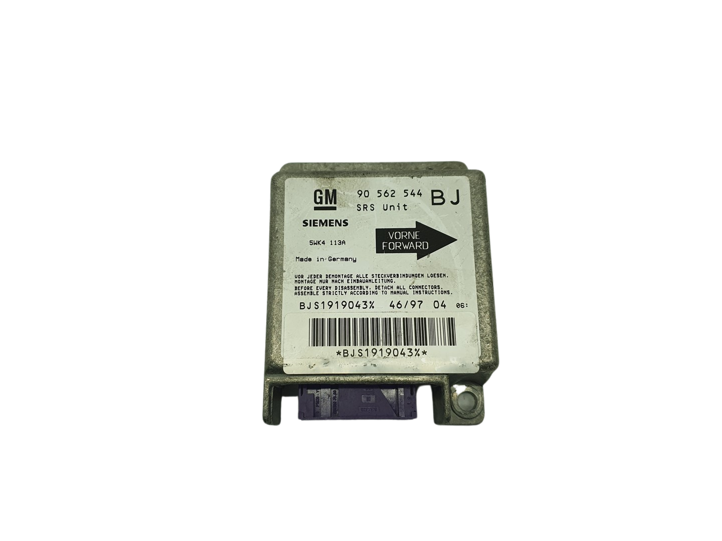 Controller 90562544 BJ 5WK4113A Opel Siemens 69008 main product photo