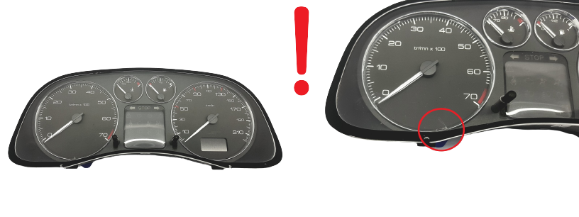 Speedometer/Instrument Cluster Peugeot 307 9654485080 49077 main product photo