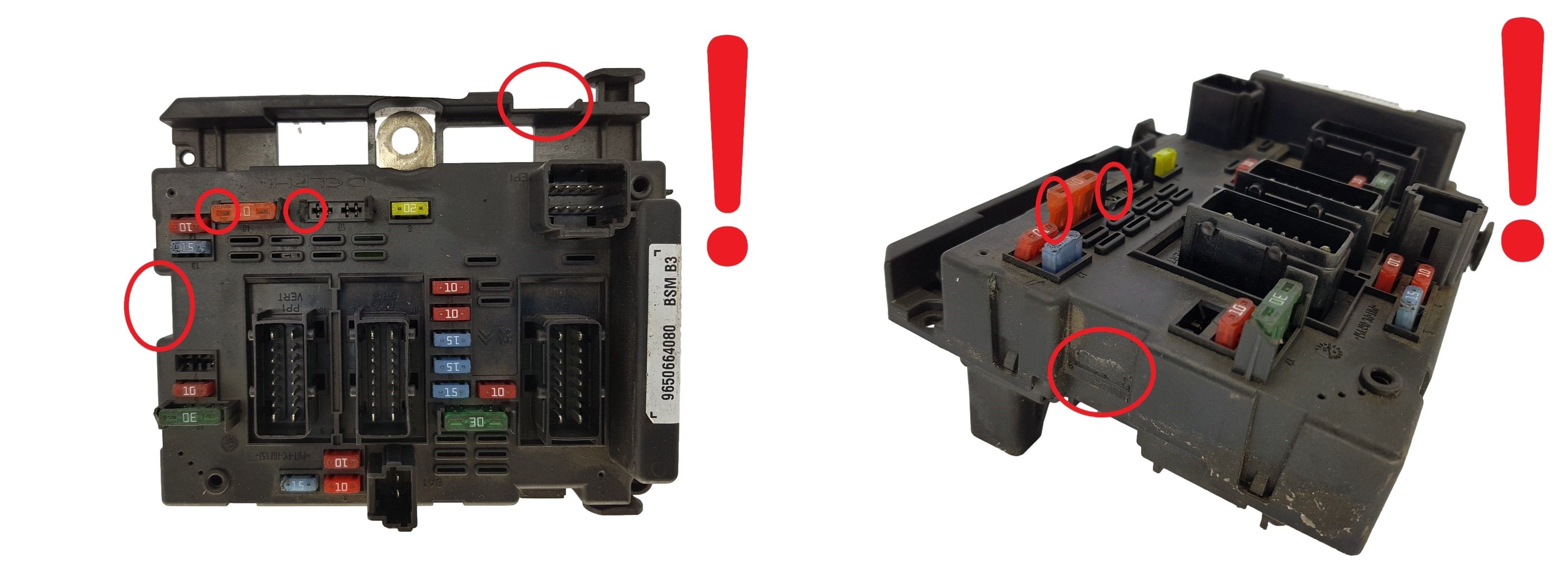 Controller BSM B3 9650664080 PSA Delphi 1497 main product photo