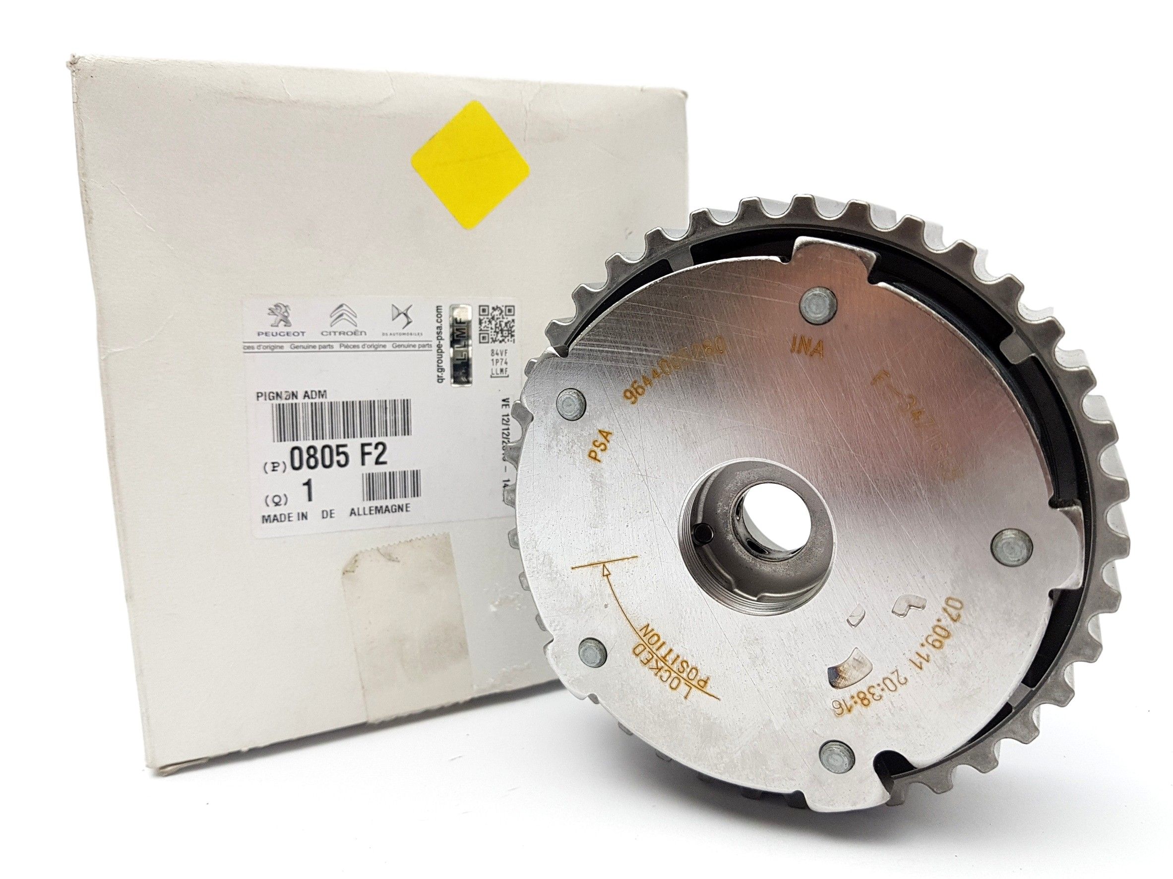 Camshaft Pulley Original Citroen Peugeot C4 C5 307 407 2.0 16v 0805F2 main product photo