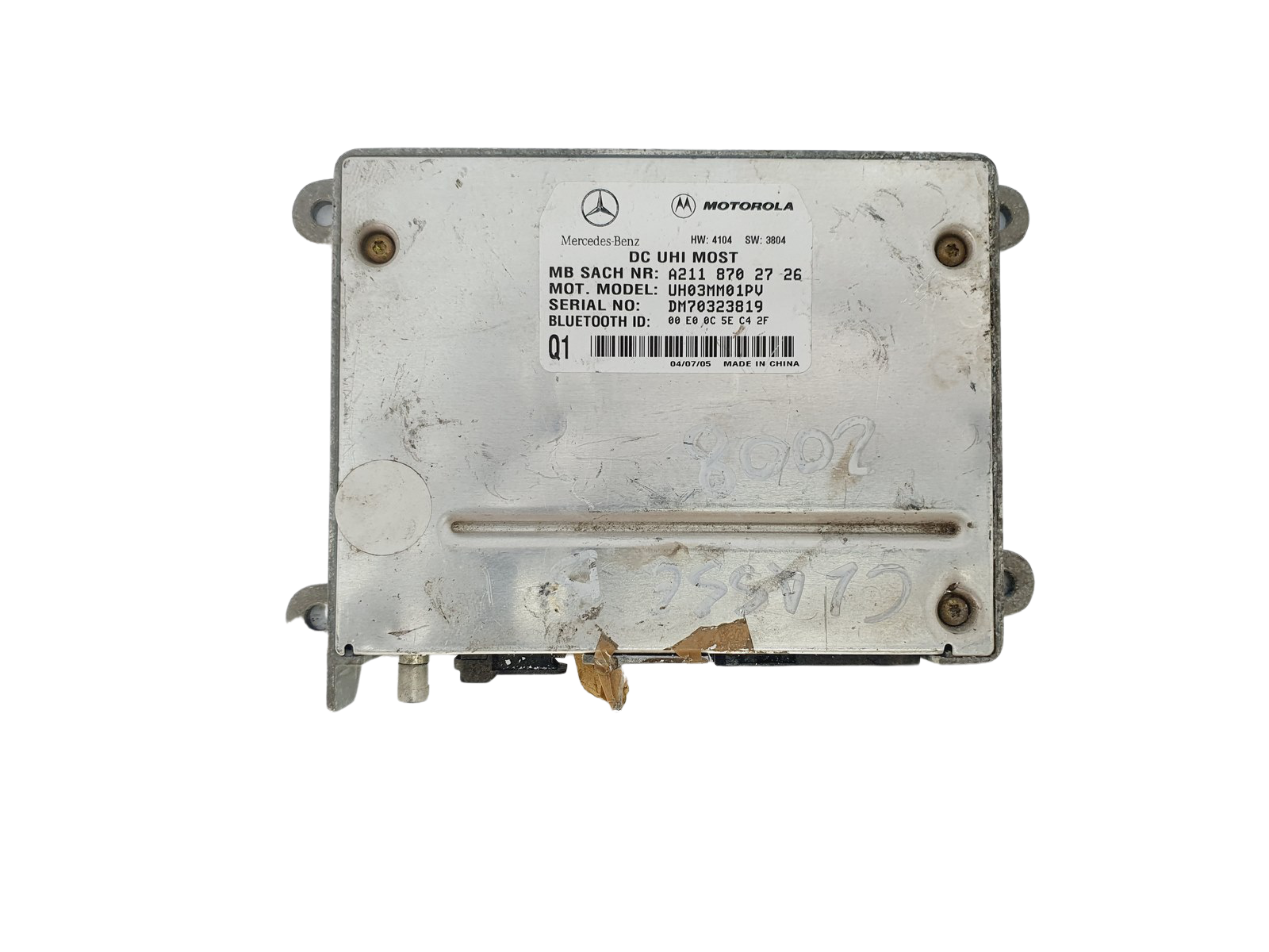 Controller A2118702726 UH03MM01PV Mercedes Motorola main product photo