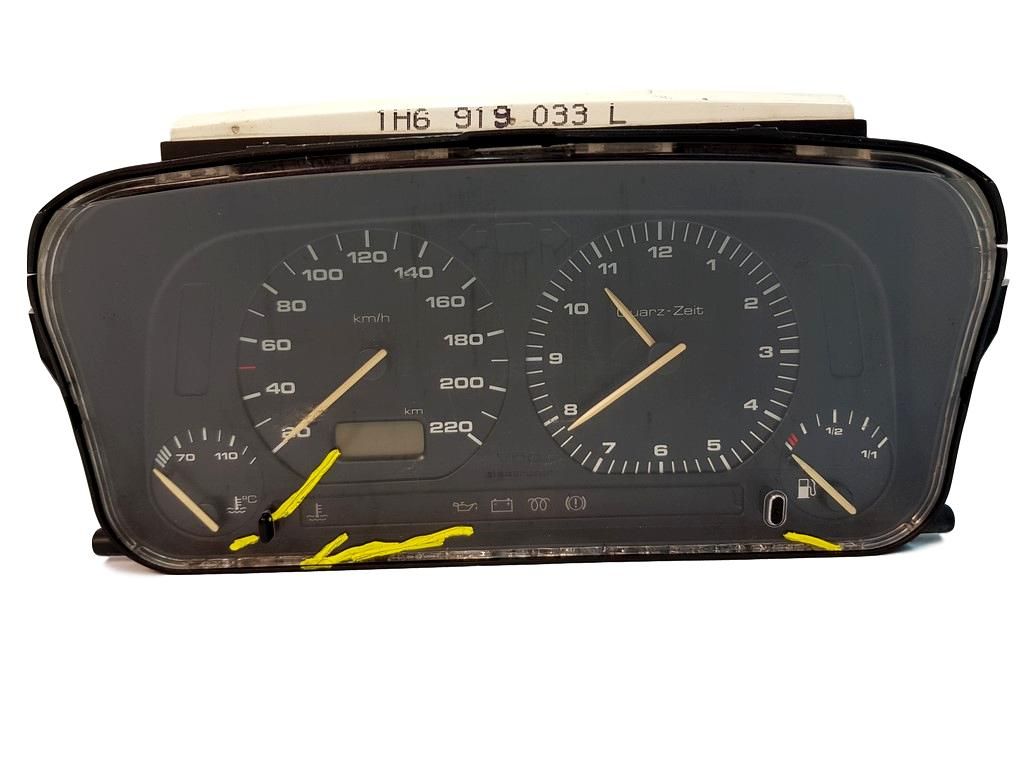 Speedometer/Instrument Cluster VW Golf MK3 1H6919033L main product photo