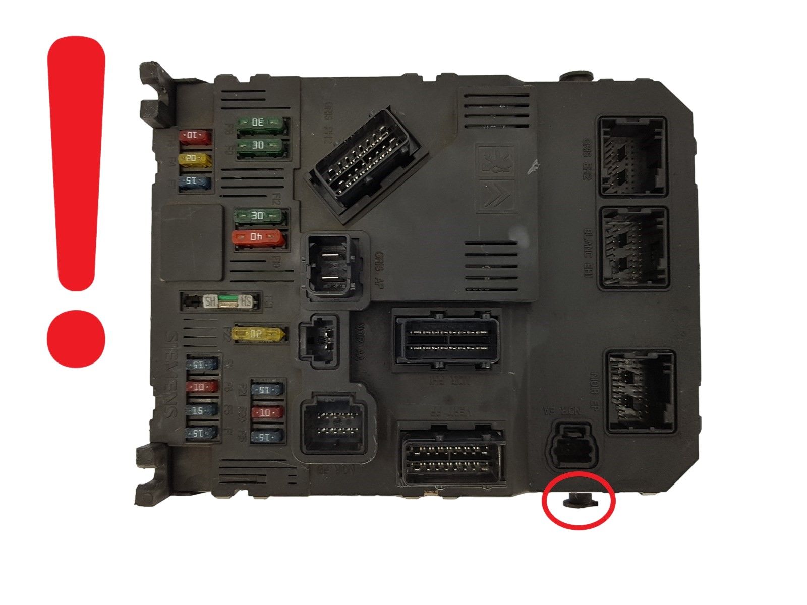 Controller BSI F02-00 9649811480 S118085200H PSA Siemens 1274 main product photo