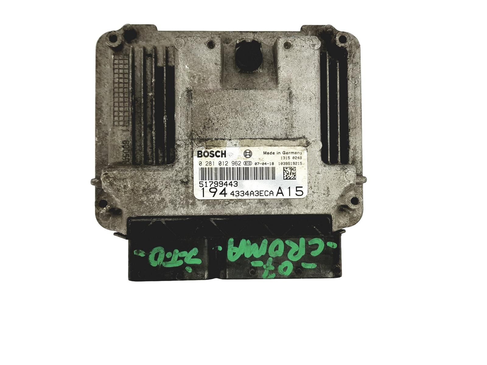 Controller 0281012962 51799443 4334A3ECA Fiat Bosch main product photo