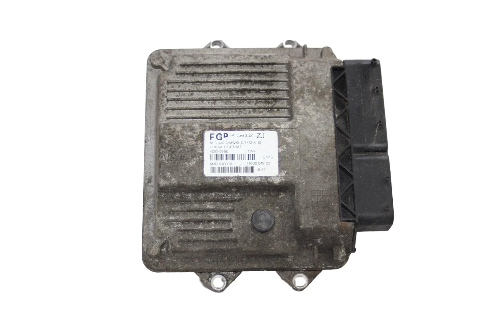 Engine Controller FGP 55196352 ZJ MJD 6JO.CA Opel 1825 main product photo