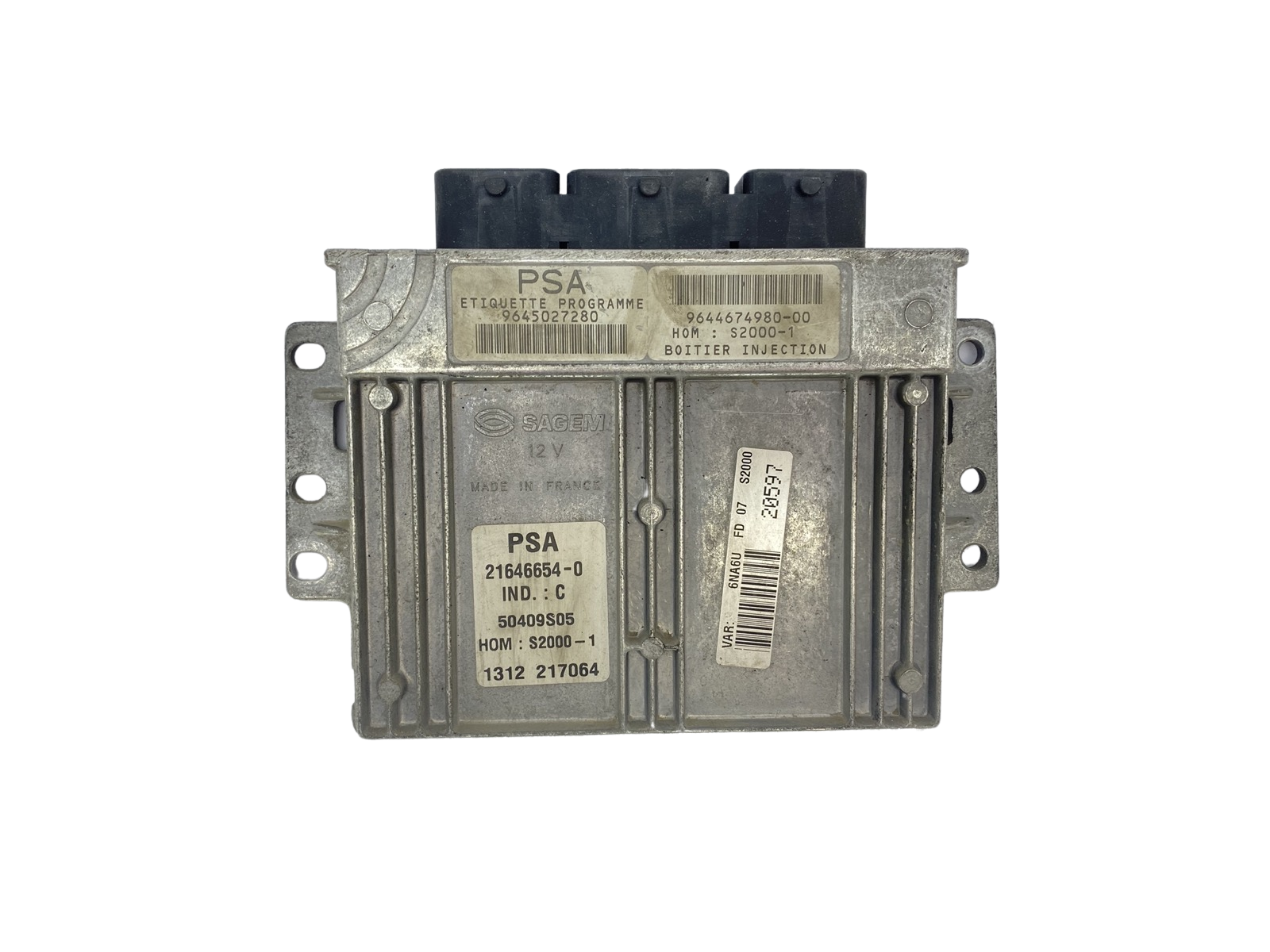 Controller 9645027280 9644674980 21646654-0 PSA Sagem 59878 main product photo