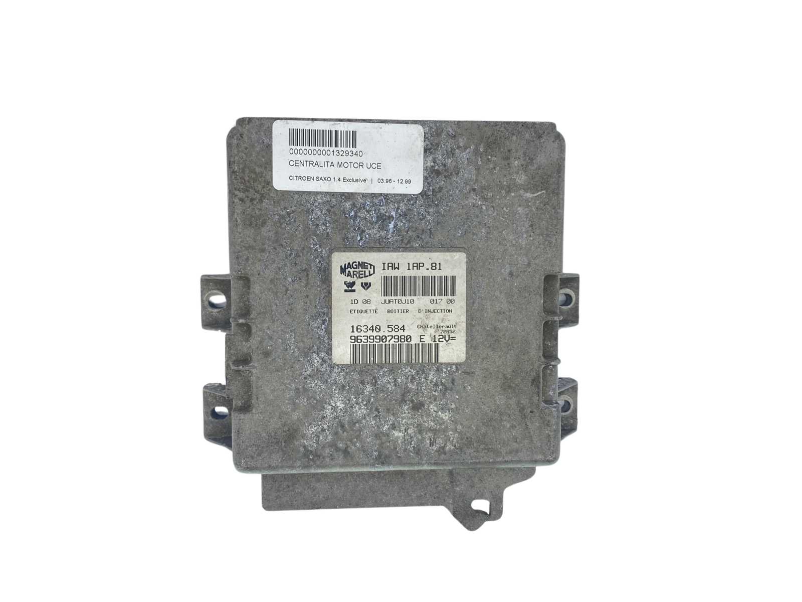 Controller 9639907980 16340.584 IAW1AP.81 PSA Magneti Marelli 61828 main product photo