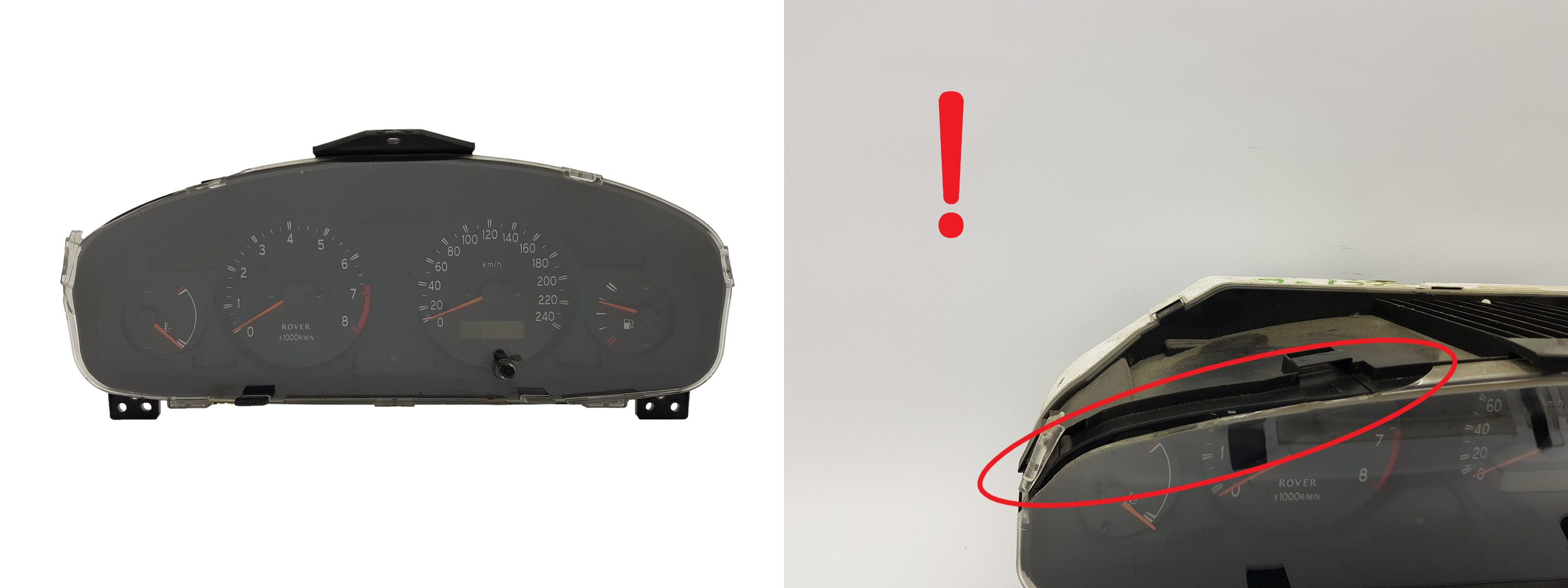 Speedometer/Instrument Cluster Rover 45 AR0052002 YAC000330XXX 2407 main product photo