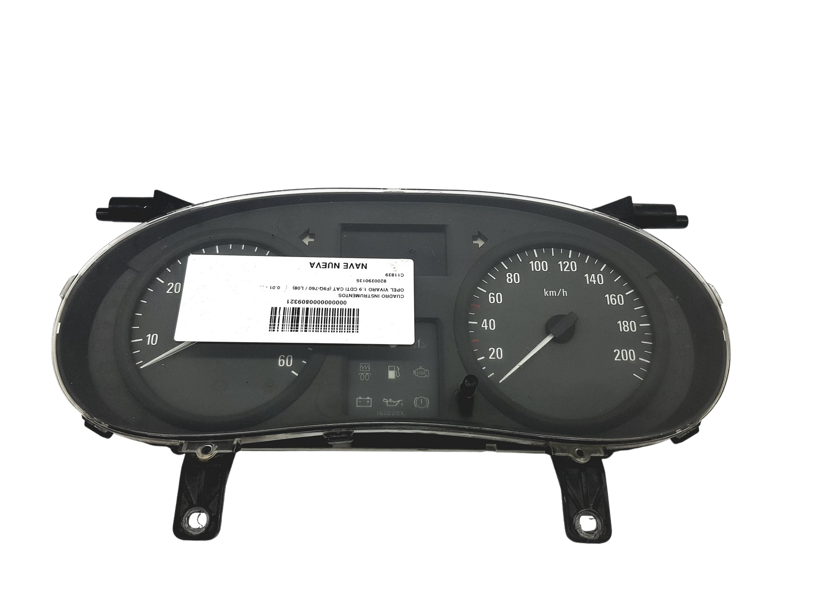 Speedometer/Instrument Cluster Trafic Vivaro 8200390135 A Renault 58521 main product photo