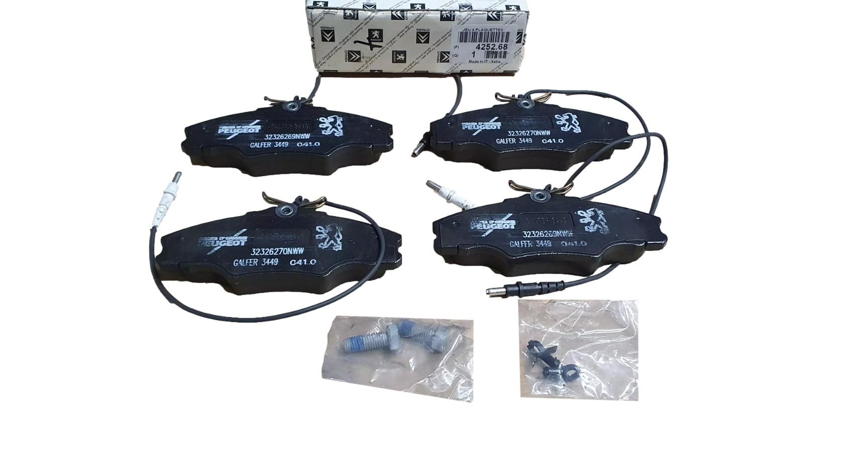 Brake Pads Front Original 425268 4252.68 Citroen Peugeot main product photo