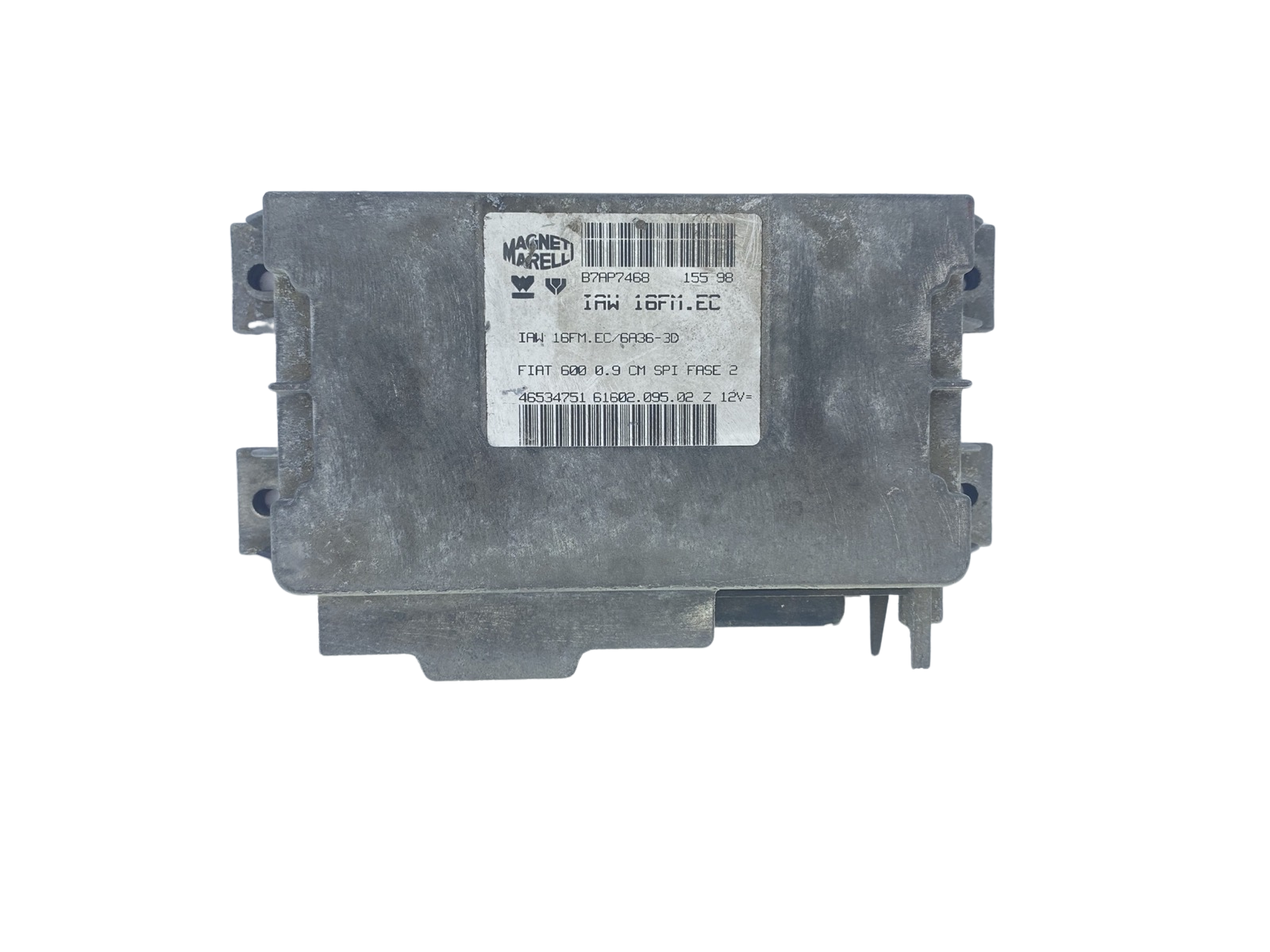 Controller Fiat 46534751 IAW16FM.EC 61602.095.02 Magneti Marell 55935 main product photo