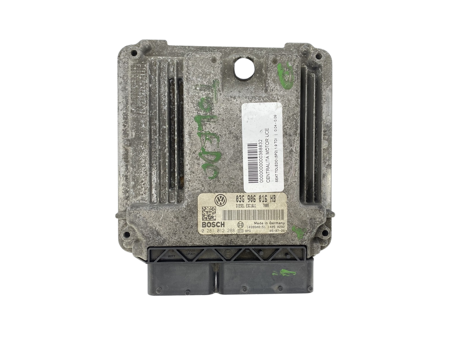 Controller 03G906016HB 0281012288 VW Bosch 59509 main product photo