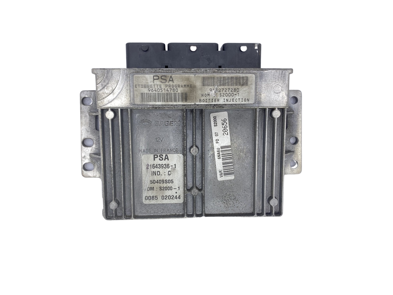 Controller 9640514780 9632727280 21643936-1 PSA Sagem 57305 main product photo
