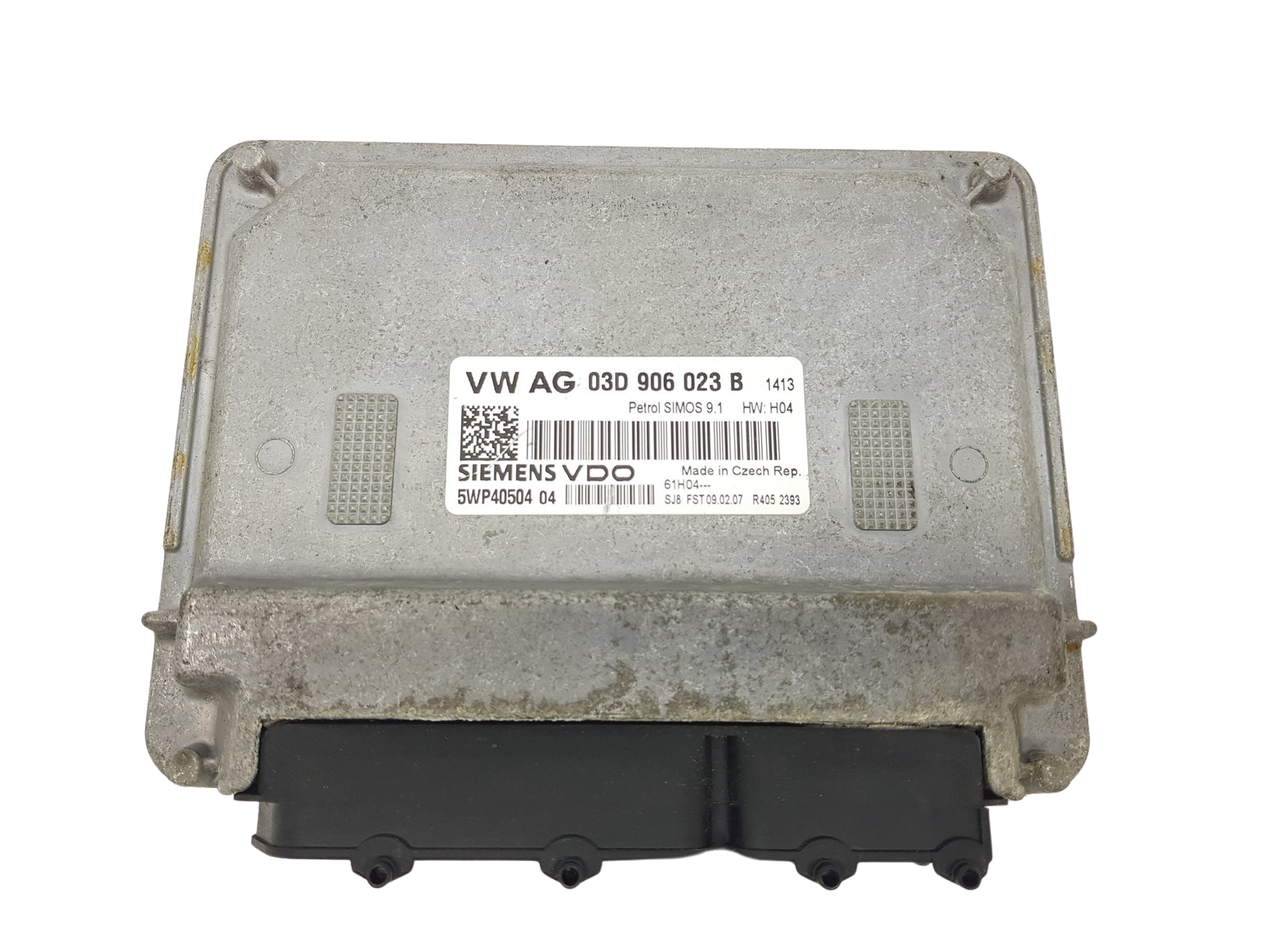 Controller 03D906023B 5WP40504 04 VW Seat Siemens 28267 main product photo
