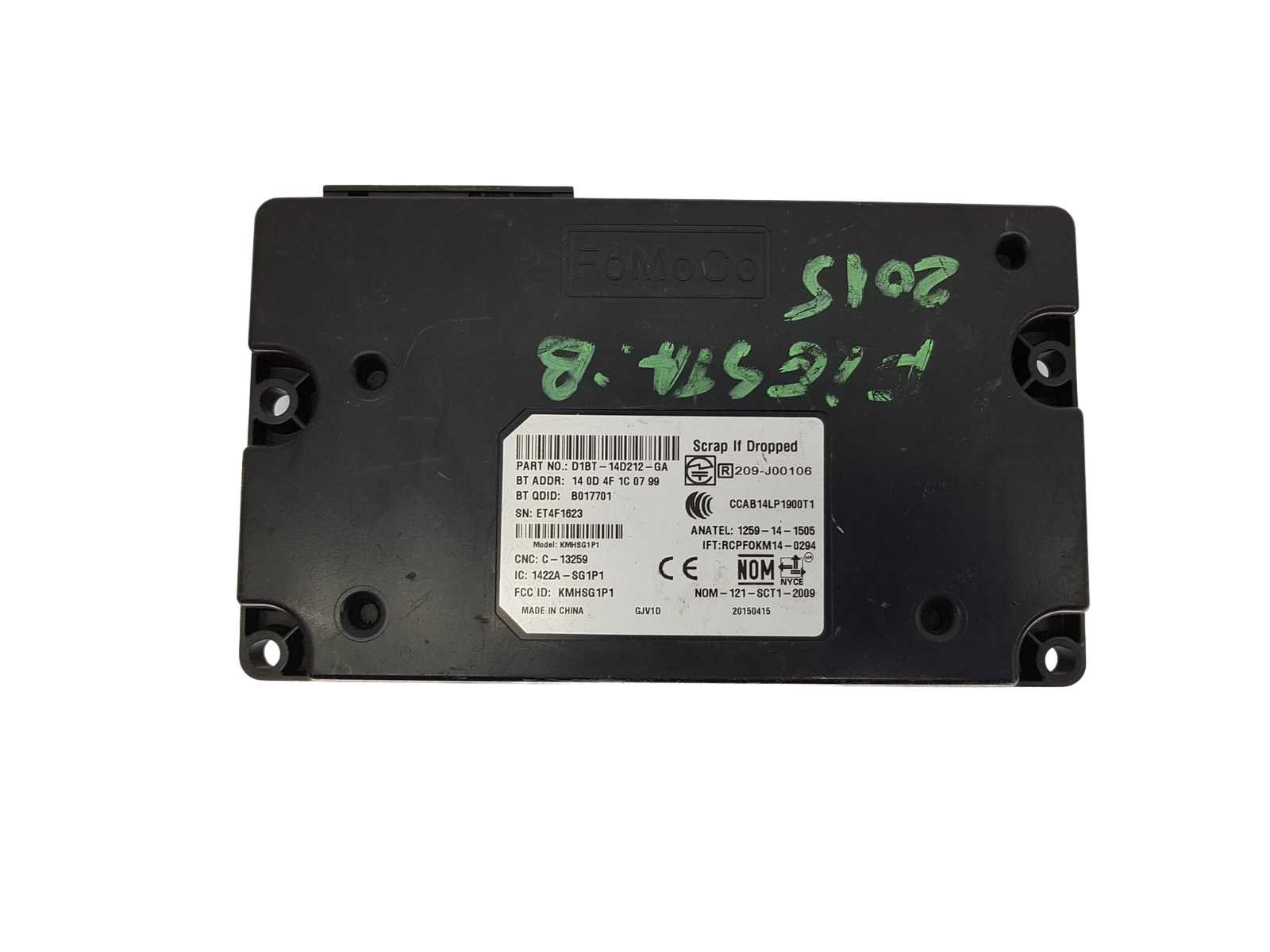 Controller D1BT-14D212-GA B017701 209-J00106 Ford FoMoCo main product photo