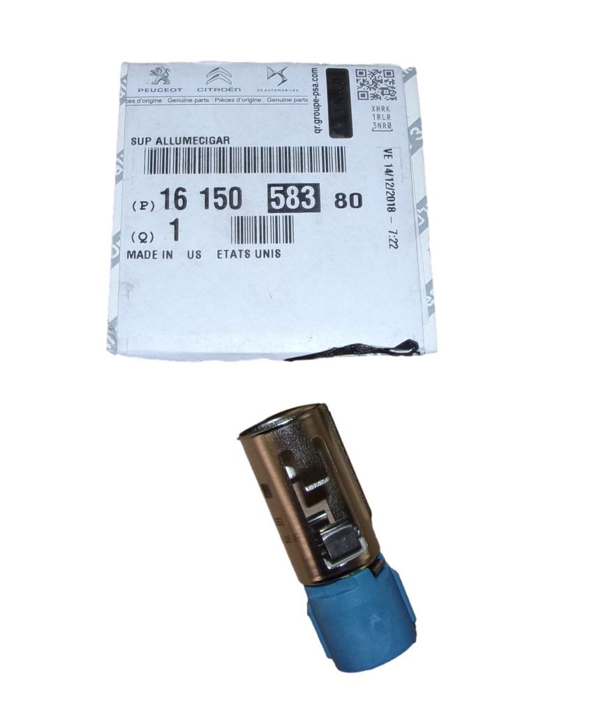 Cigarette Lighter New Original 1615058380 Citroen Peugeot main product photo
