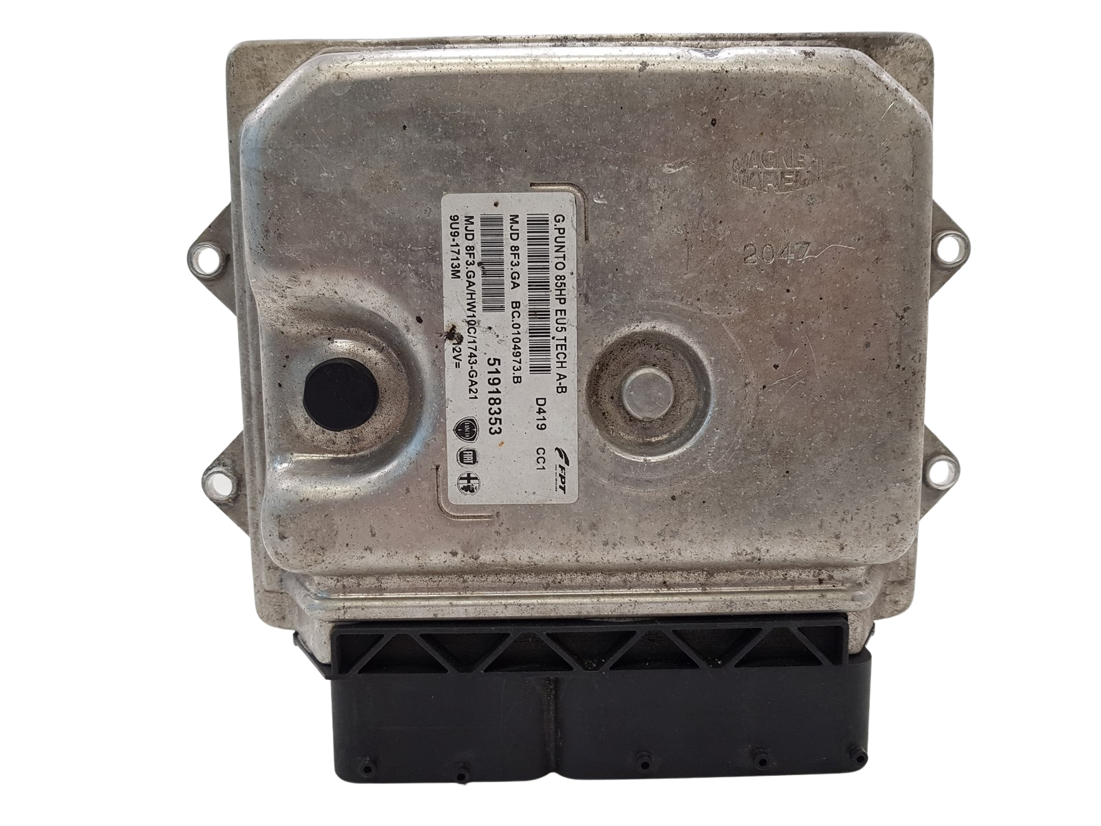 Controller Fiat Grande Punto 51918353 MJD 8F3.GA 1.3 main product photo