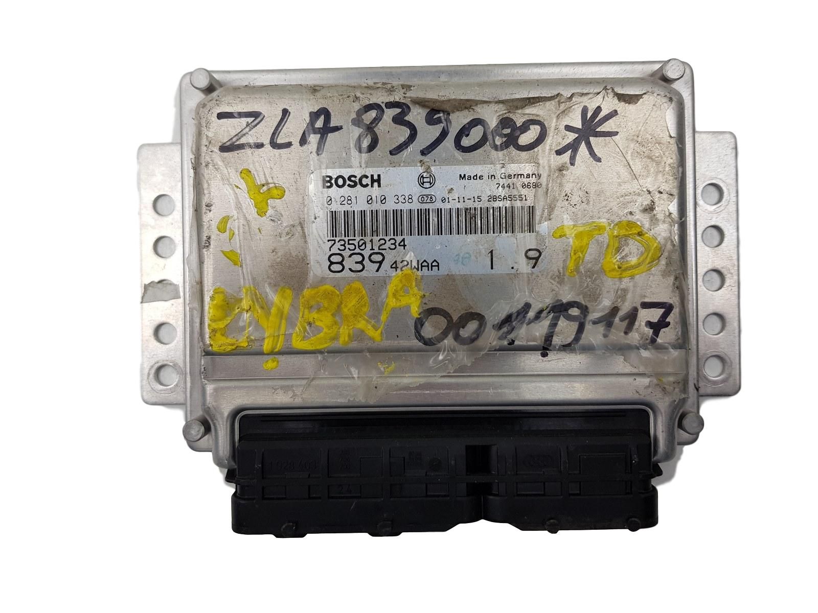 Engine Controller 73501234 0281010338 Lancia Bosch main product photo