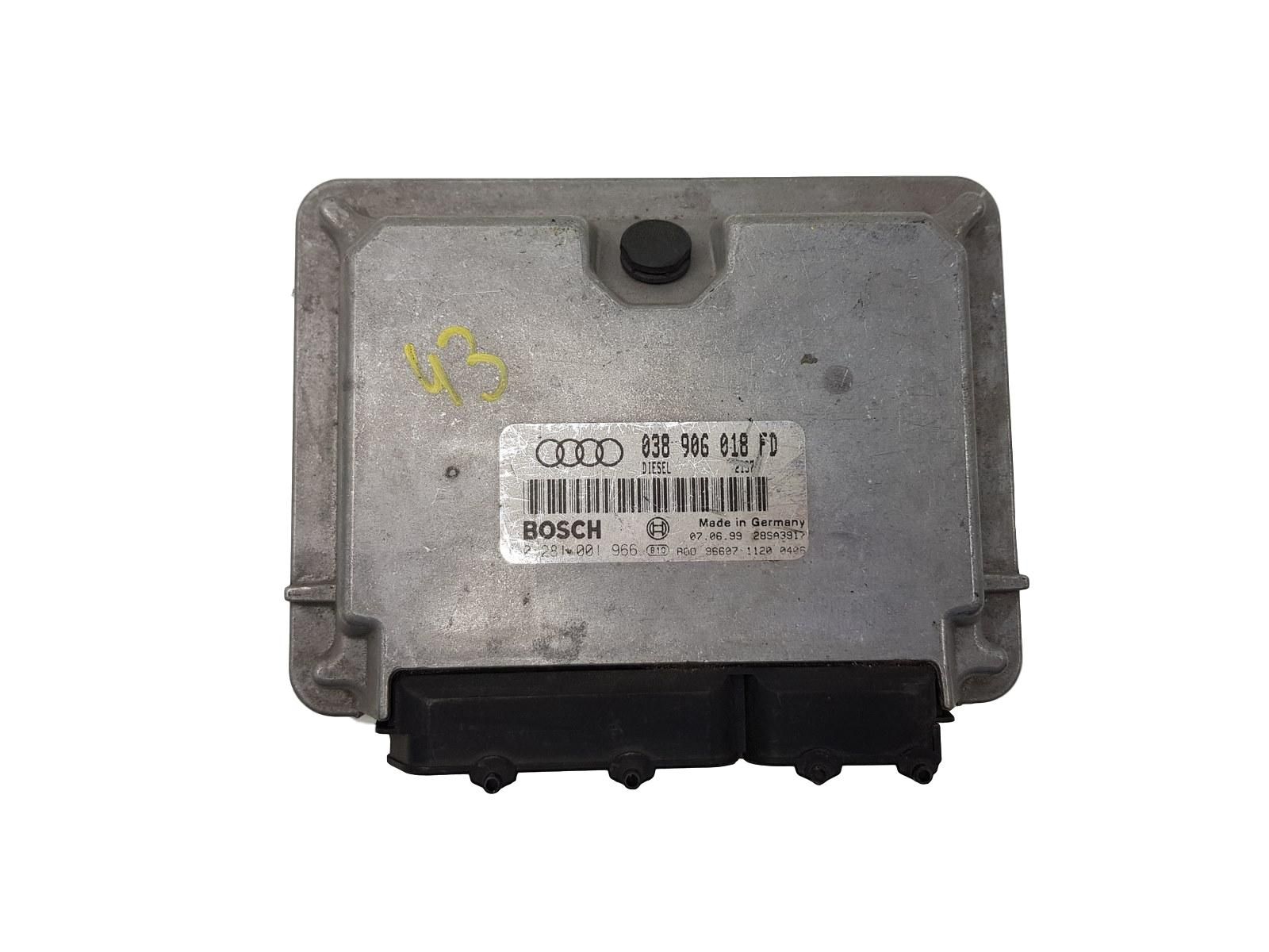 Engine Controller 038906018FD 0281001966 Audi 1101 main product photo