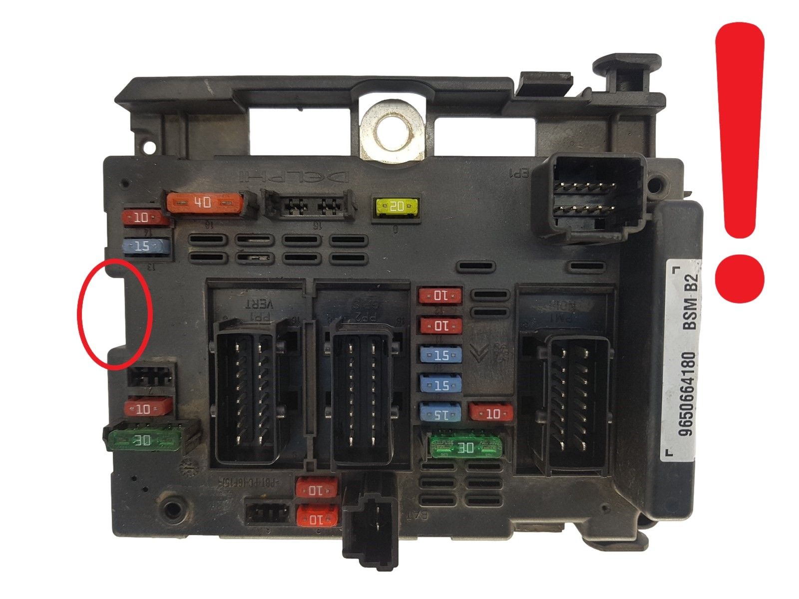 Controller BSM B2 9650664180 PSA Delphi 1321 main product photo