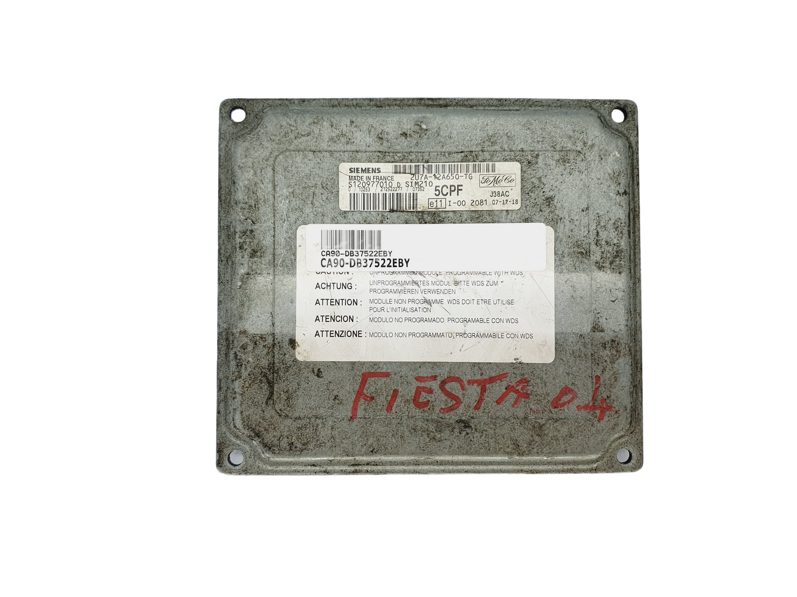 Controller 2U7A-12A650-TG S120977010D Ford Siemens 37522 main product photo
