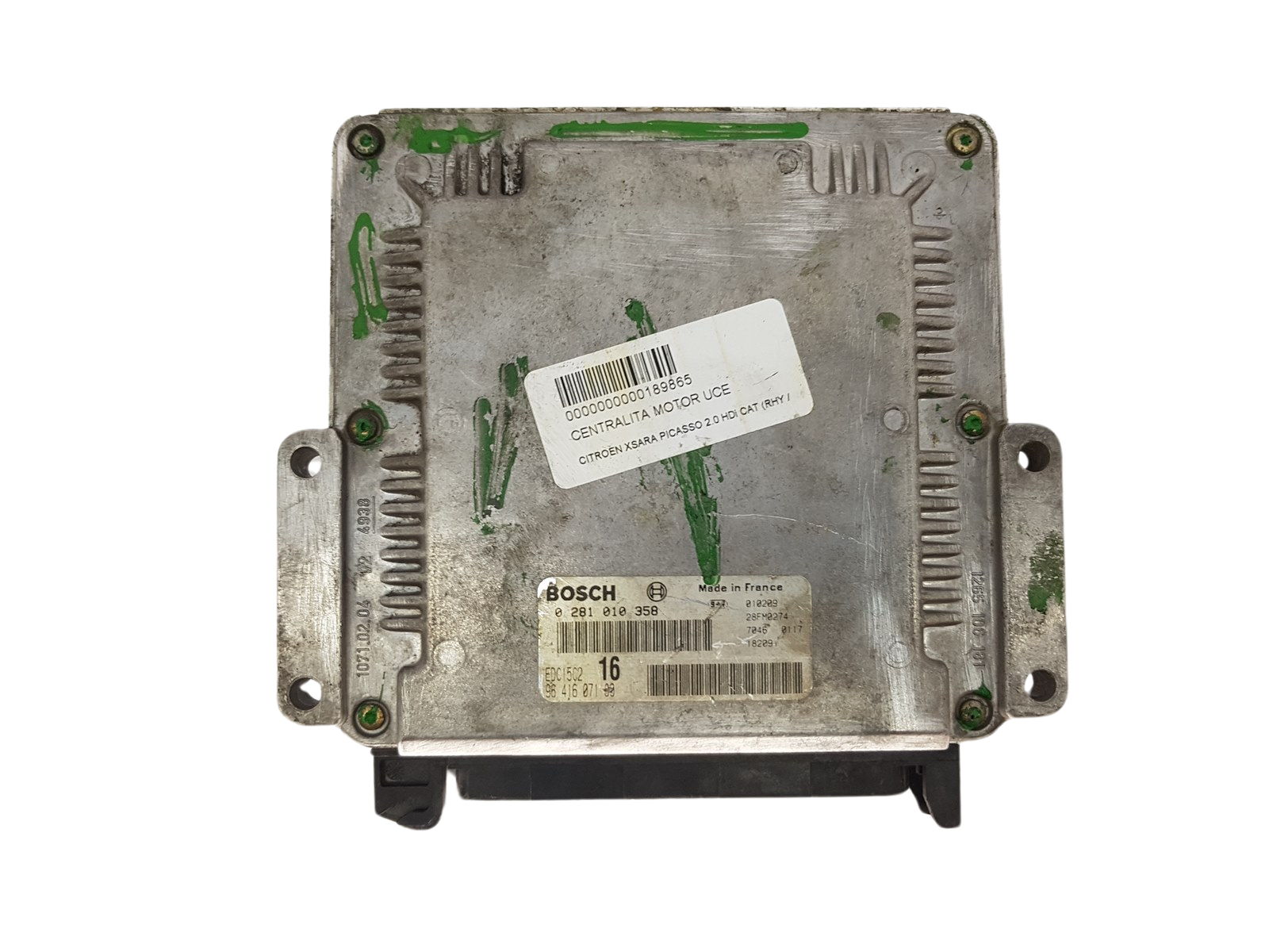 Controller 0281010358 9641607180 PSA Bosch 3231 main product photo