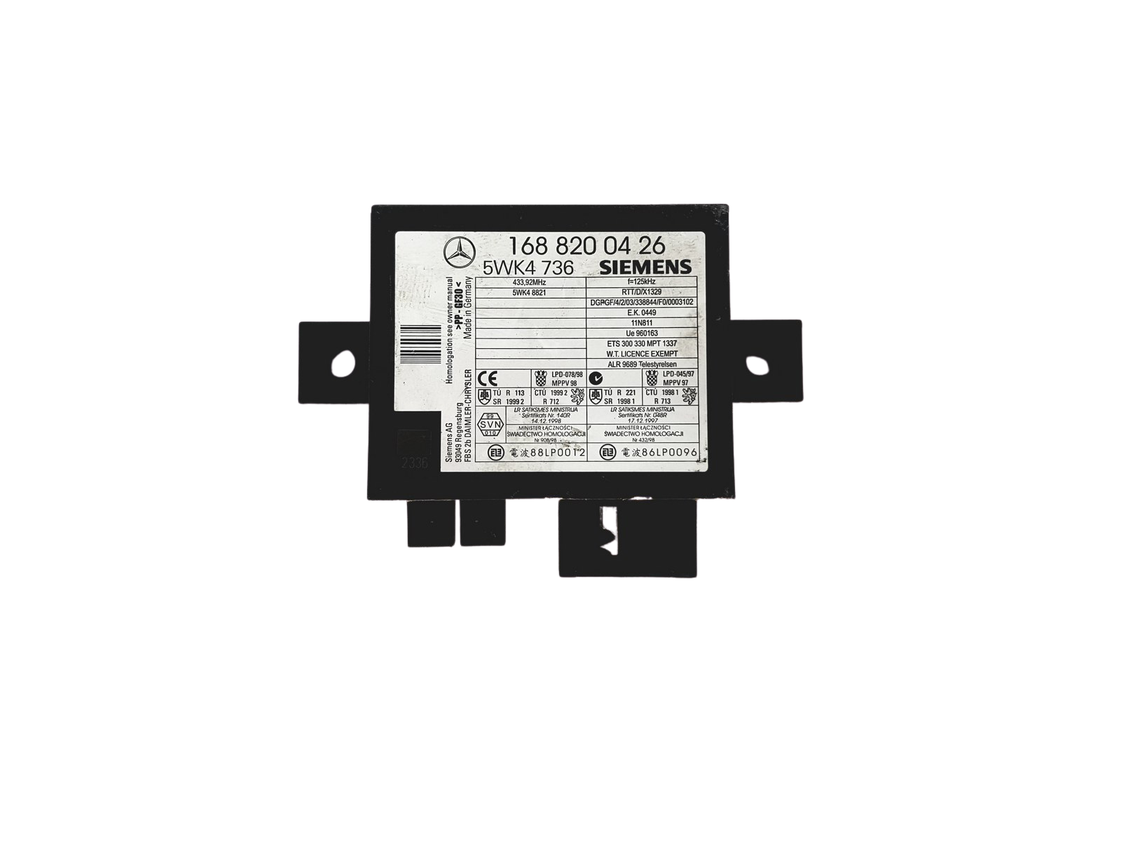 Controller 1688200426 5WK4 736 Mercedes Siemens 29277 main product photo