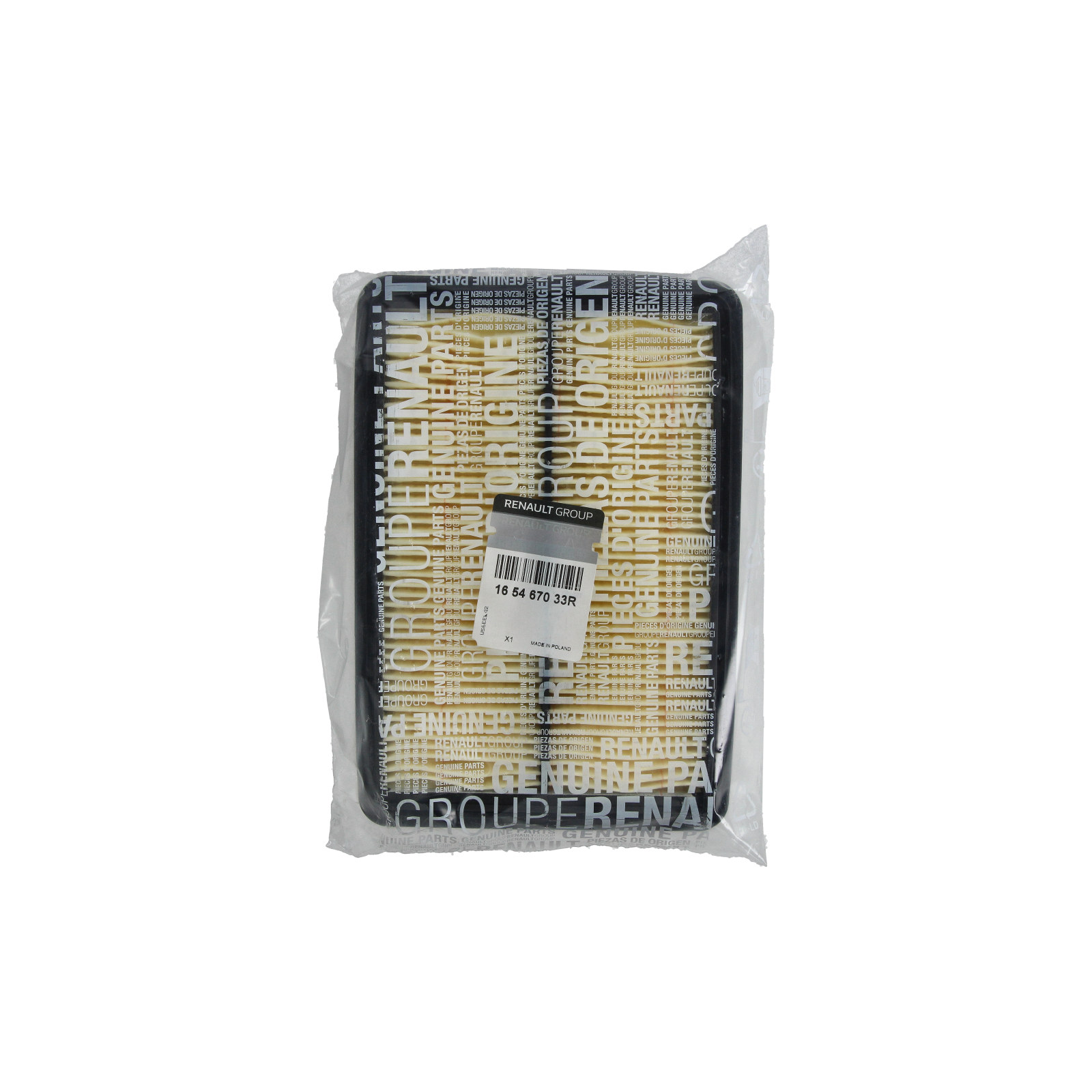 Air Filter Original 165467033R Renault Dacia main product photo