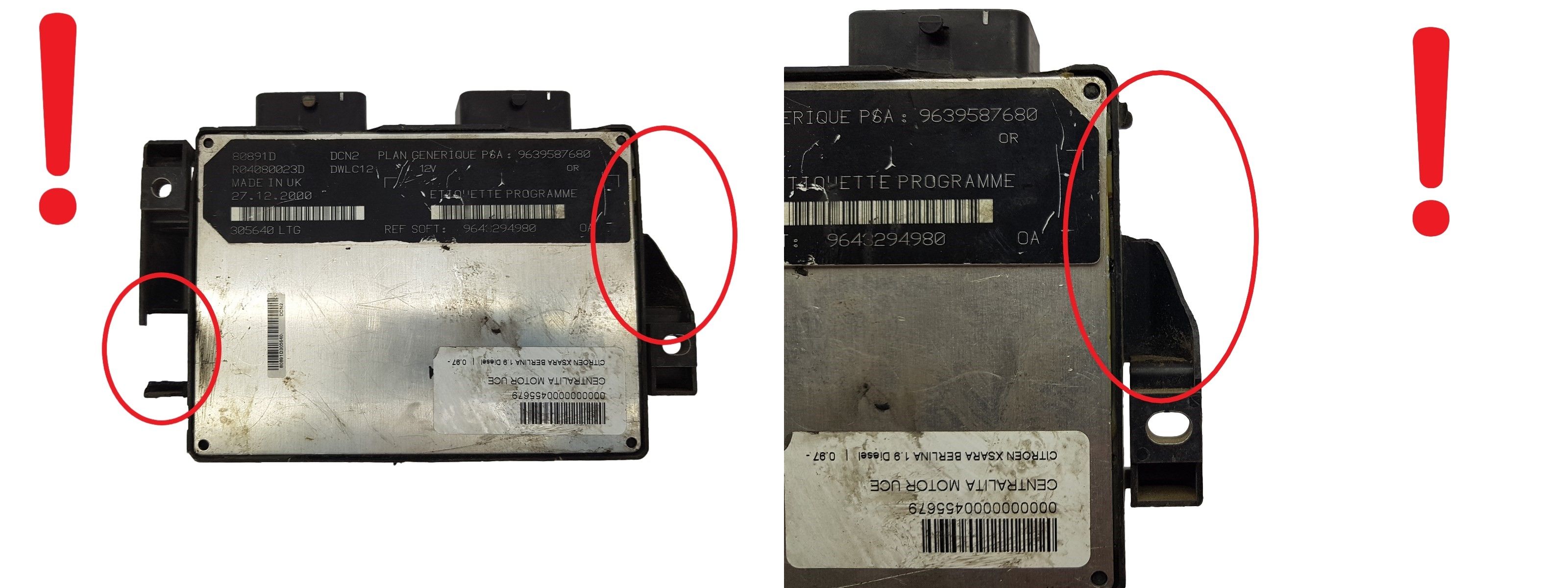 Controller 9639587680 9643294980 R04080023D 80891D PSA Lucas 3617 main product photo