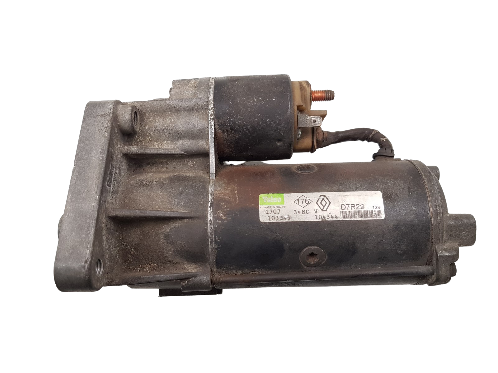 Engine Starter Renault 7700104344 D7R22 2.2 D Valeo main product photo
