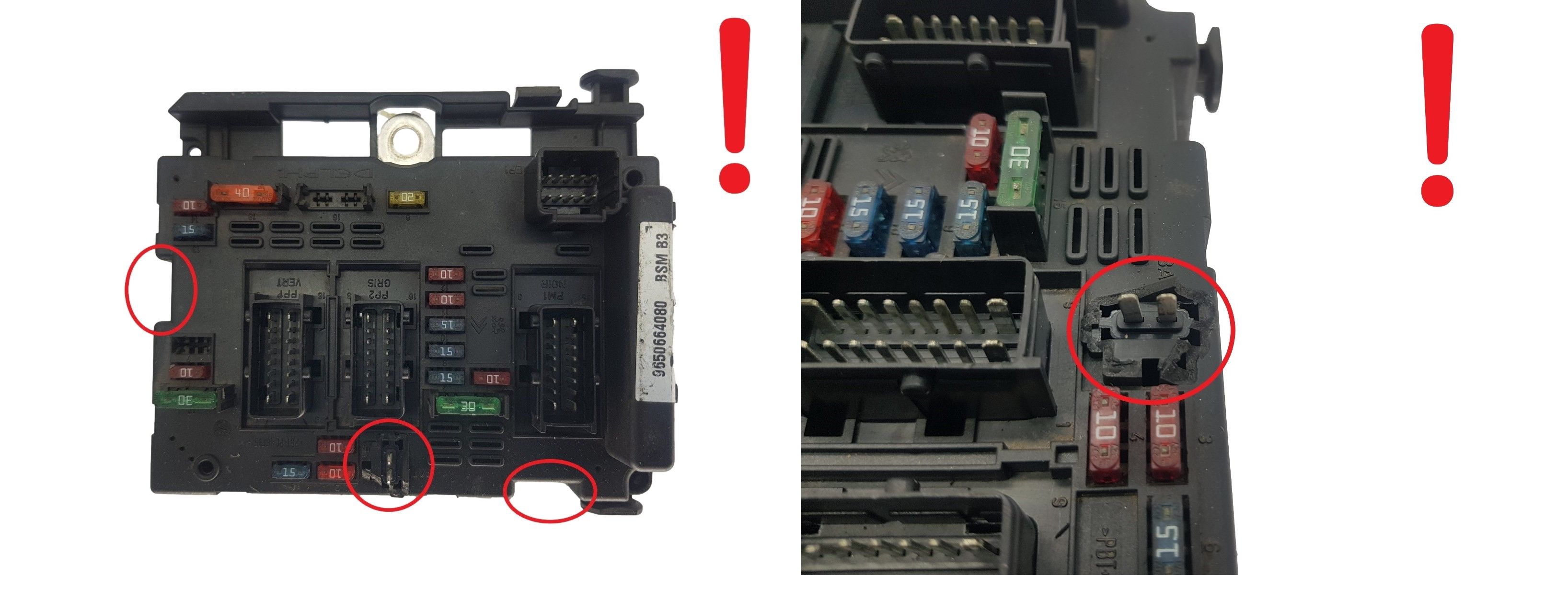 Controller BSM B3 9650664080 PSA Delphi 2098 main product photo