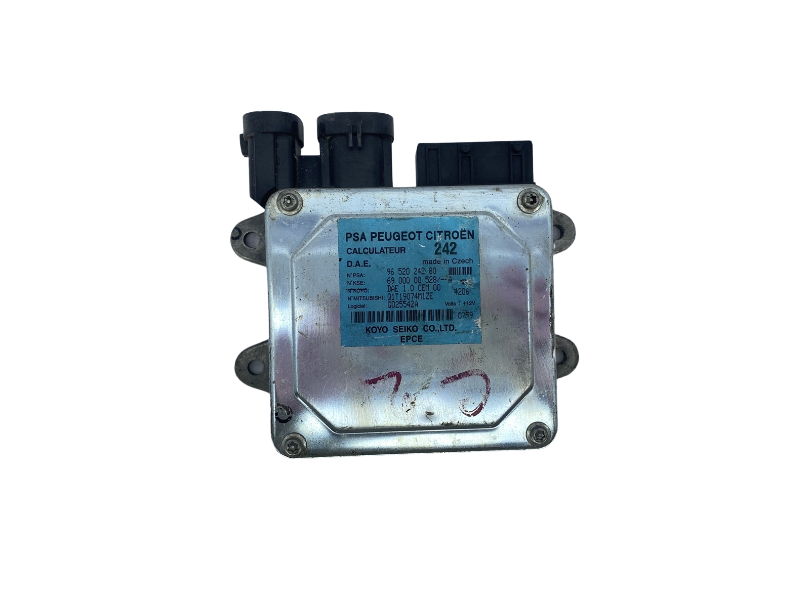 Controller 9652024280 6900000528 Q1T19074H6ZE PSA KOYO 55306 main product photo