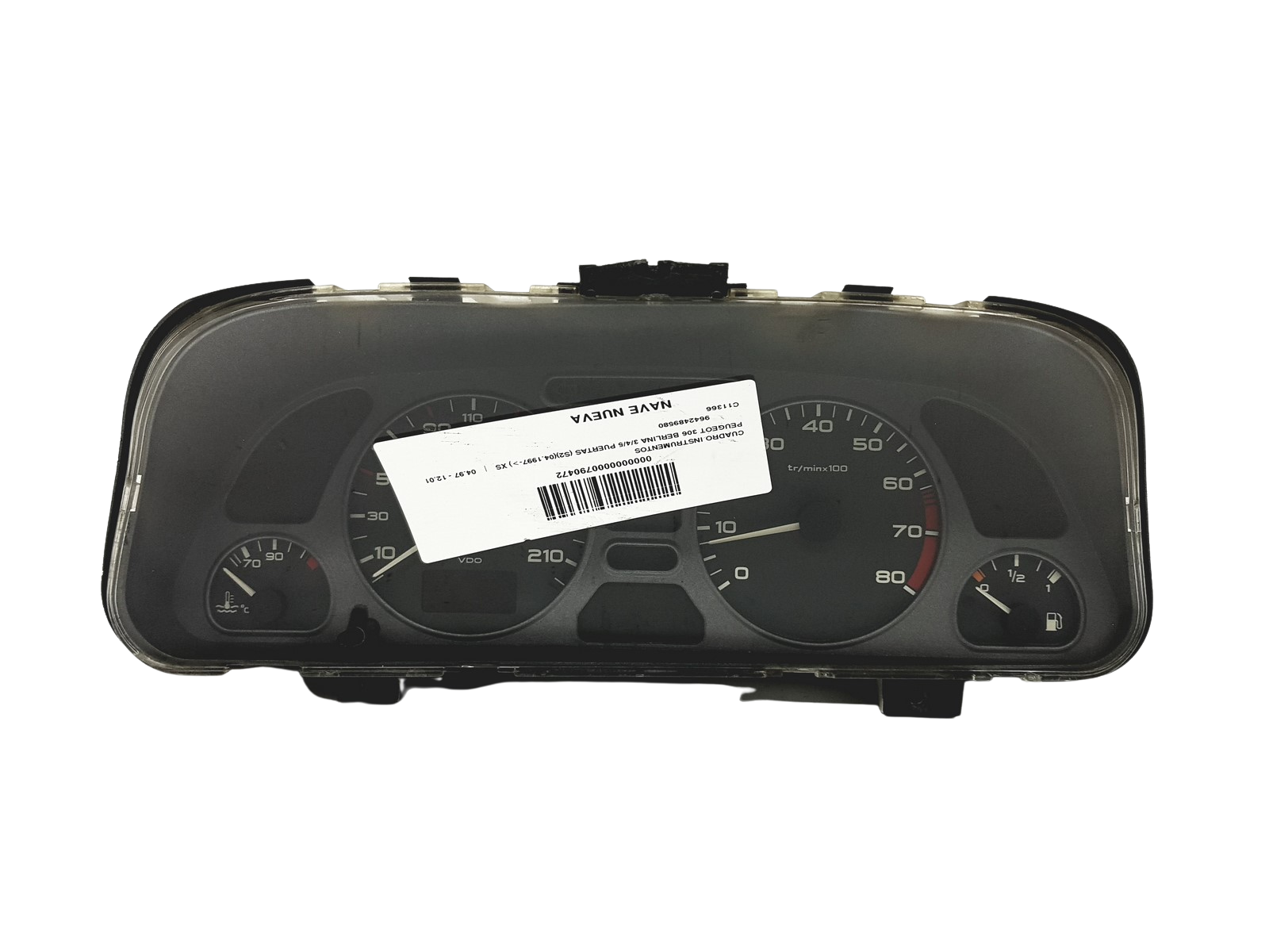 Speedometer/Instrument Cluster Peugeot 306 9642489580 VDO main product photo