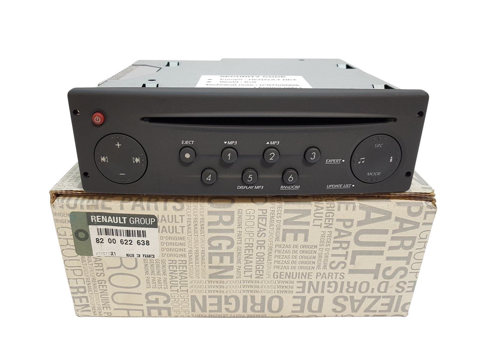 Cd Radio Player New Original Renault Espace 4 8200622638 main product photo