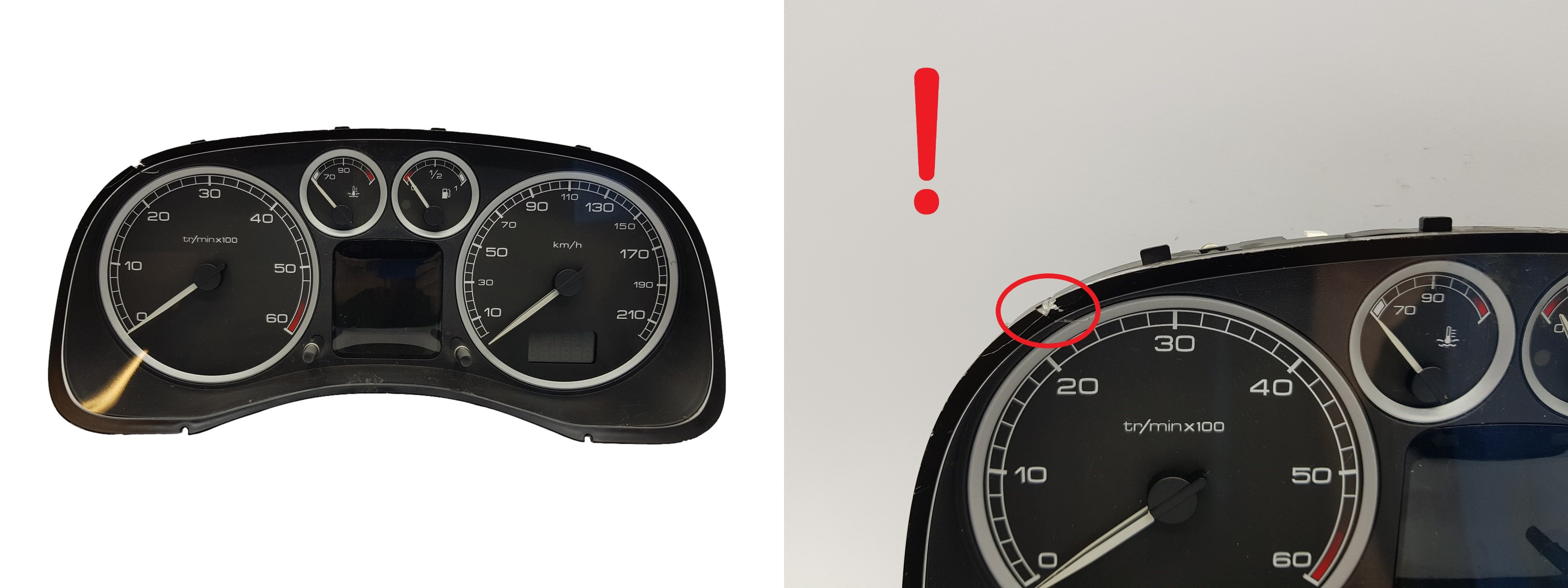 Speedometer/Instrument Cluster Peugeot 307 P9636708880 2215 main product photo