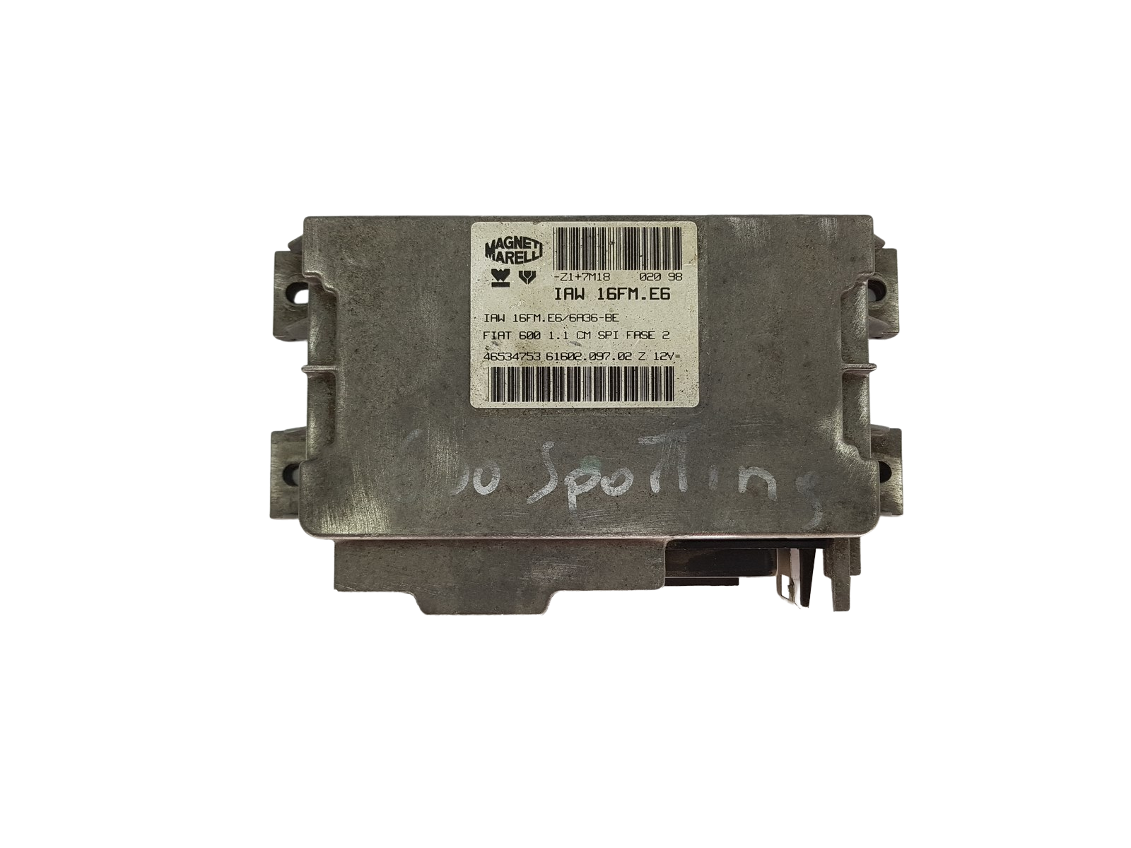 Controller IAW16FM.E6 46534753 61602.097.02 Fiat Magneti Marelli 18009 main product photo
