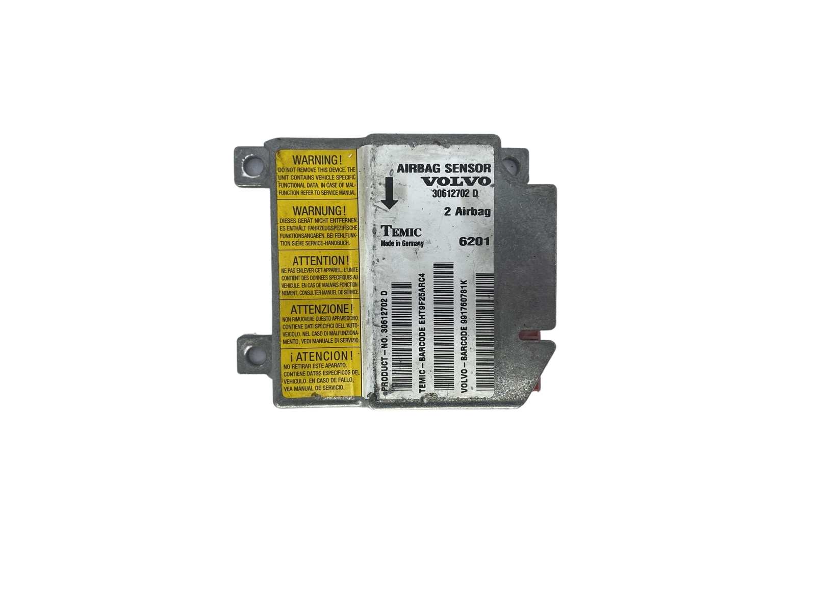 Controller 30612702D 6201 Volvo Temic main product photo