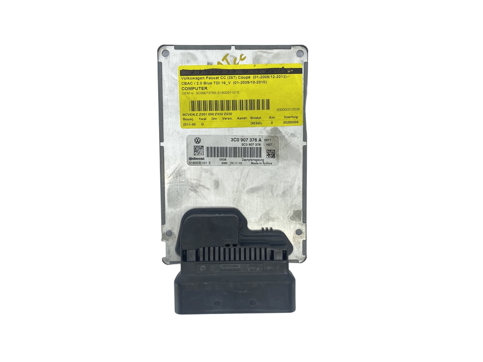 Controller 3C0907376A S180031101E Volkswagen Continental 59054 main product photo
