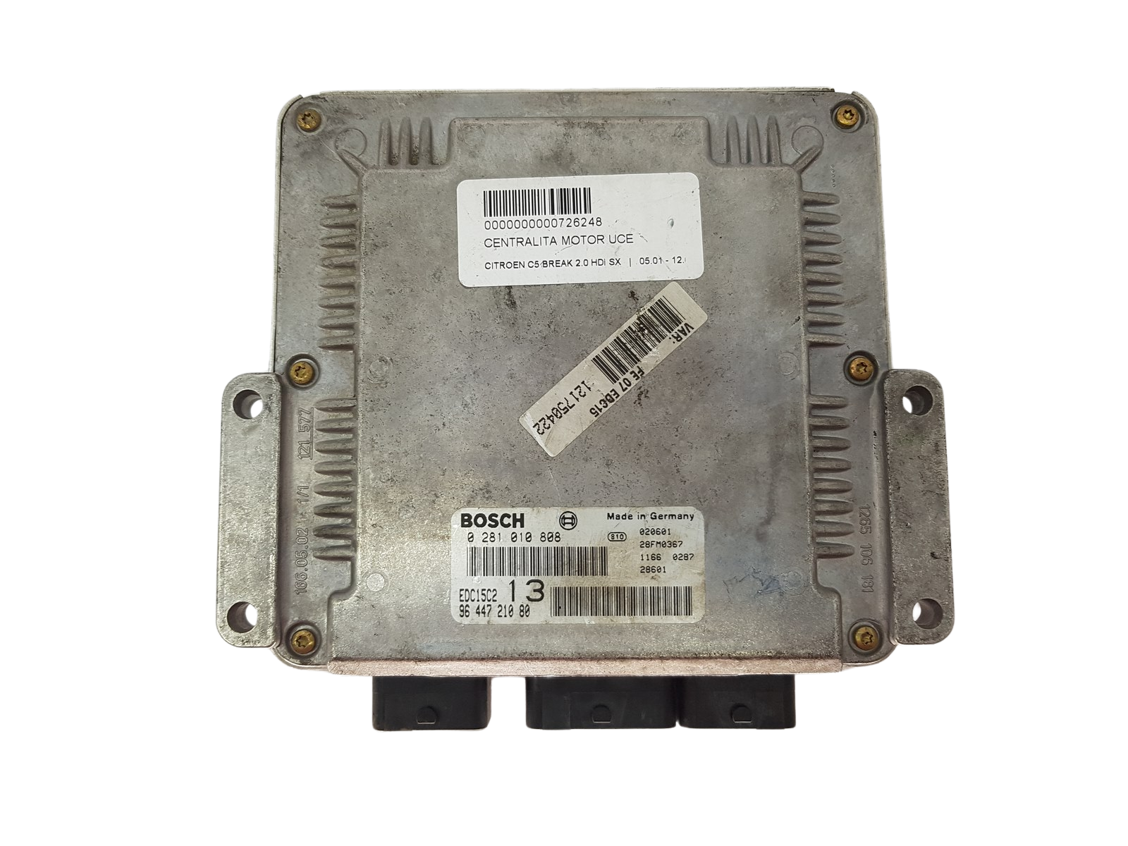 Controller 0281010808 9644721080 28FM0367 PSA Bosch 3157 main product photo