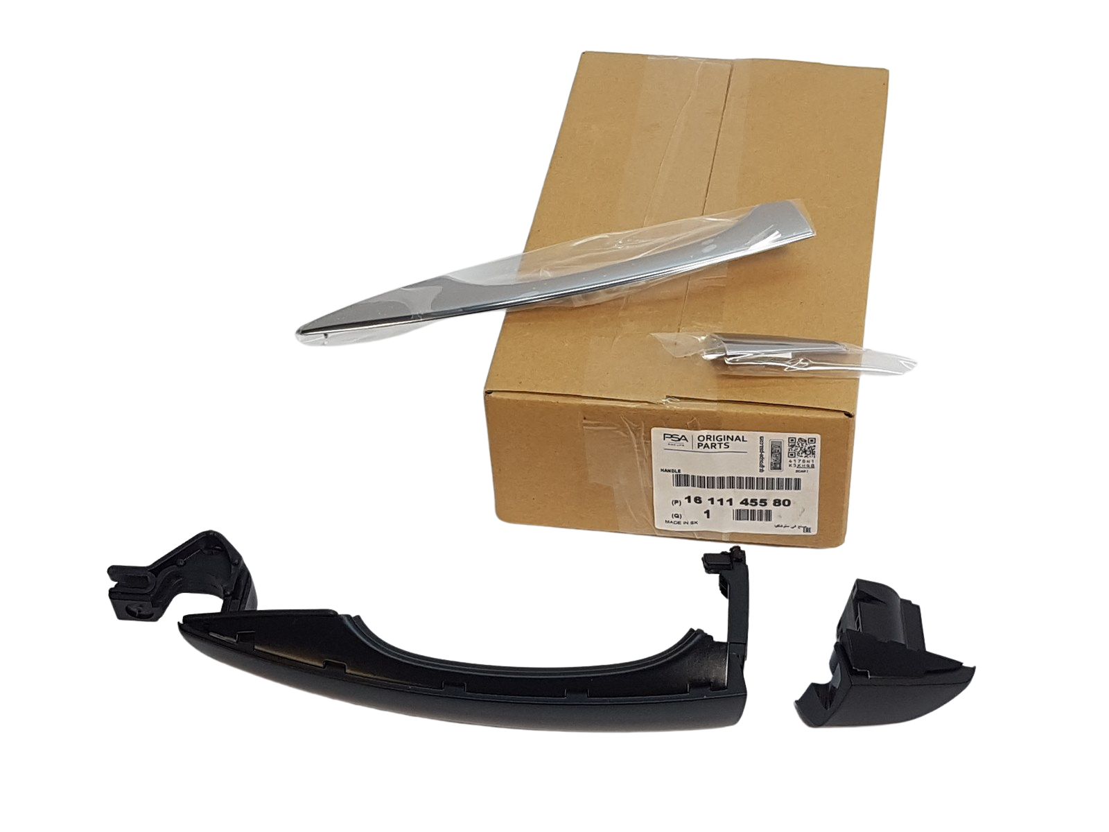 Door Handle Left New Original Citroen Peugeot 1611145580 main product photo