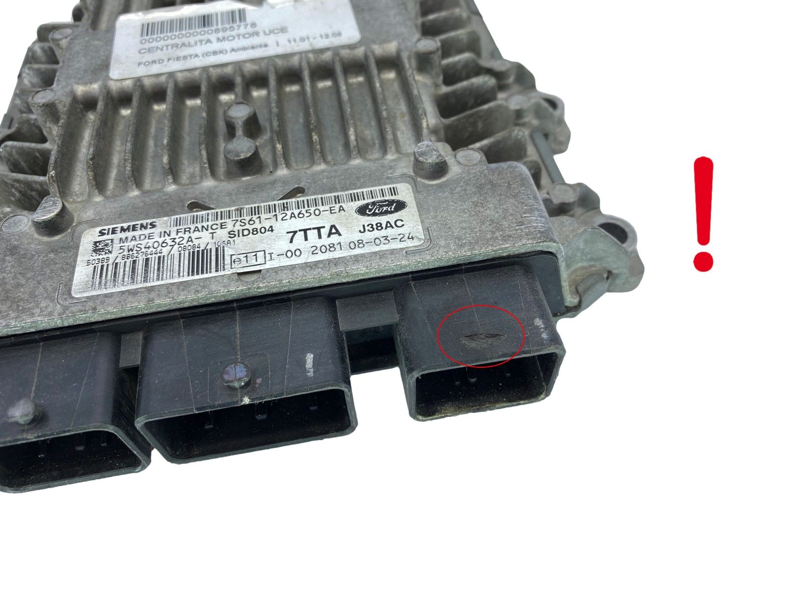 Controller 7S61-12A650-EA 5WS40632A-T SID 804 Ford Siemens 64036 main product photo