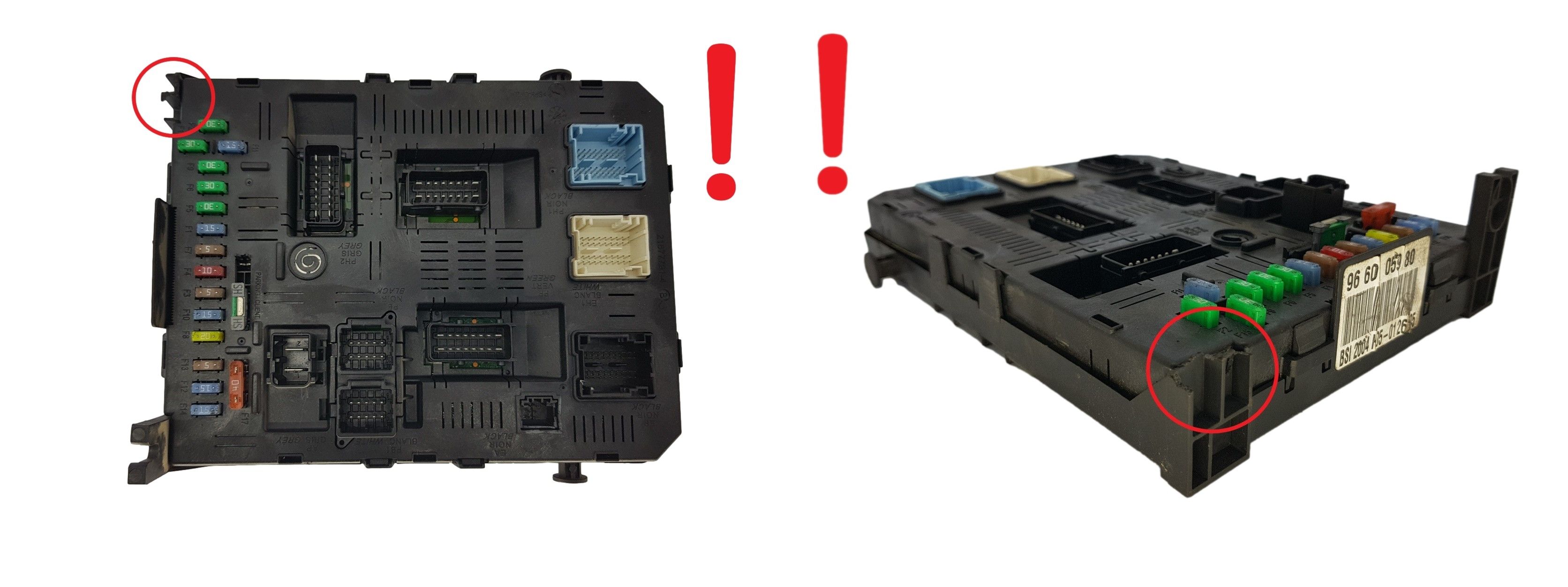 Controller BSI 2004 H05-01 9660105980 PSA Johnson Controls 1674 main product photo