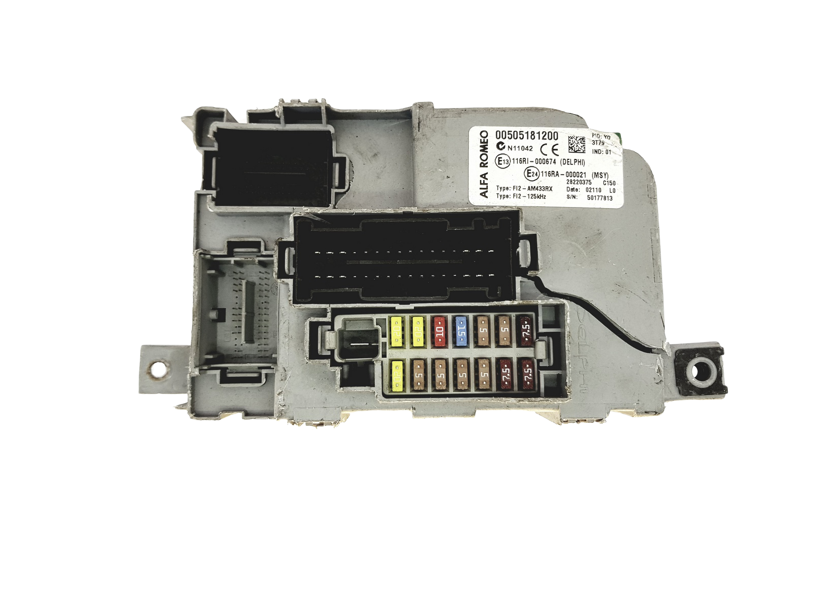 Controller BSM Alfa Romeo 00505181200 28220375 Delphi main product photo