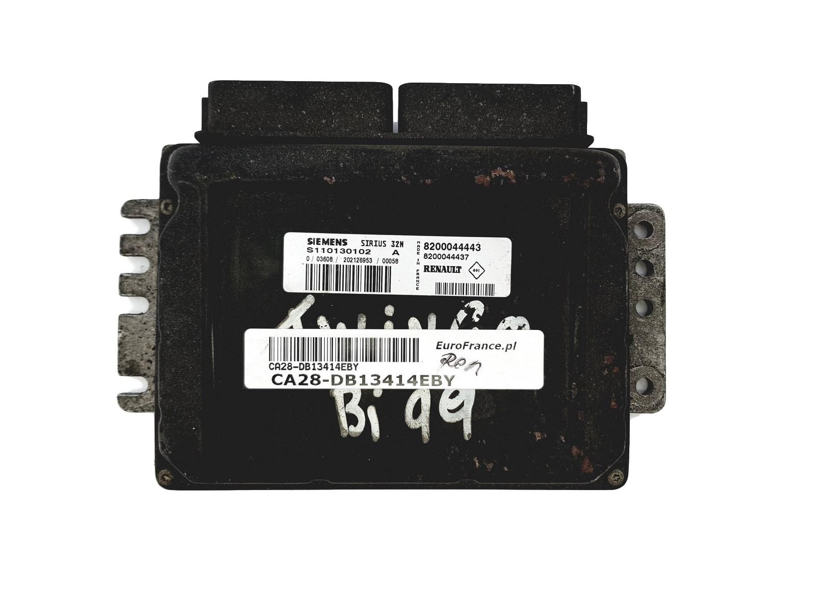 Controller S110130102A 8200044443 8200044437 Renault Siemens 13414 main product photo