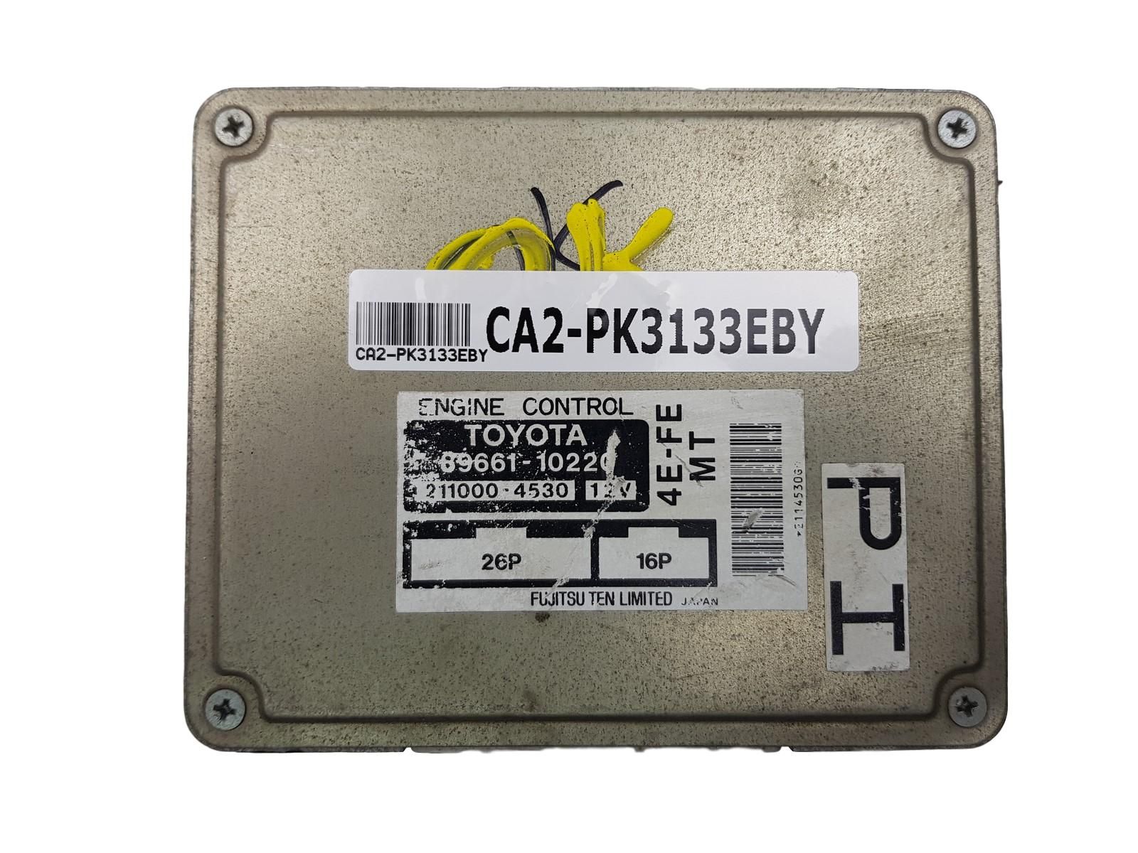 Engine Controller 89661-10220 211000-4530 Toyota Fujitsu 3133 main product photo