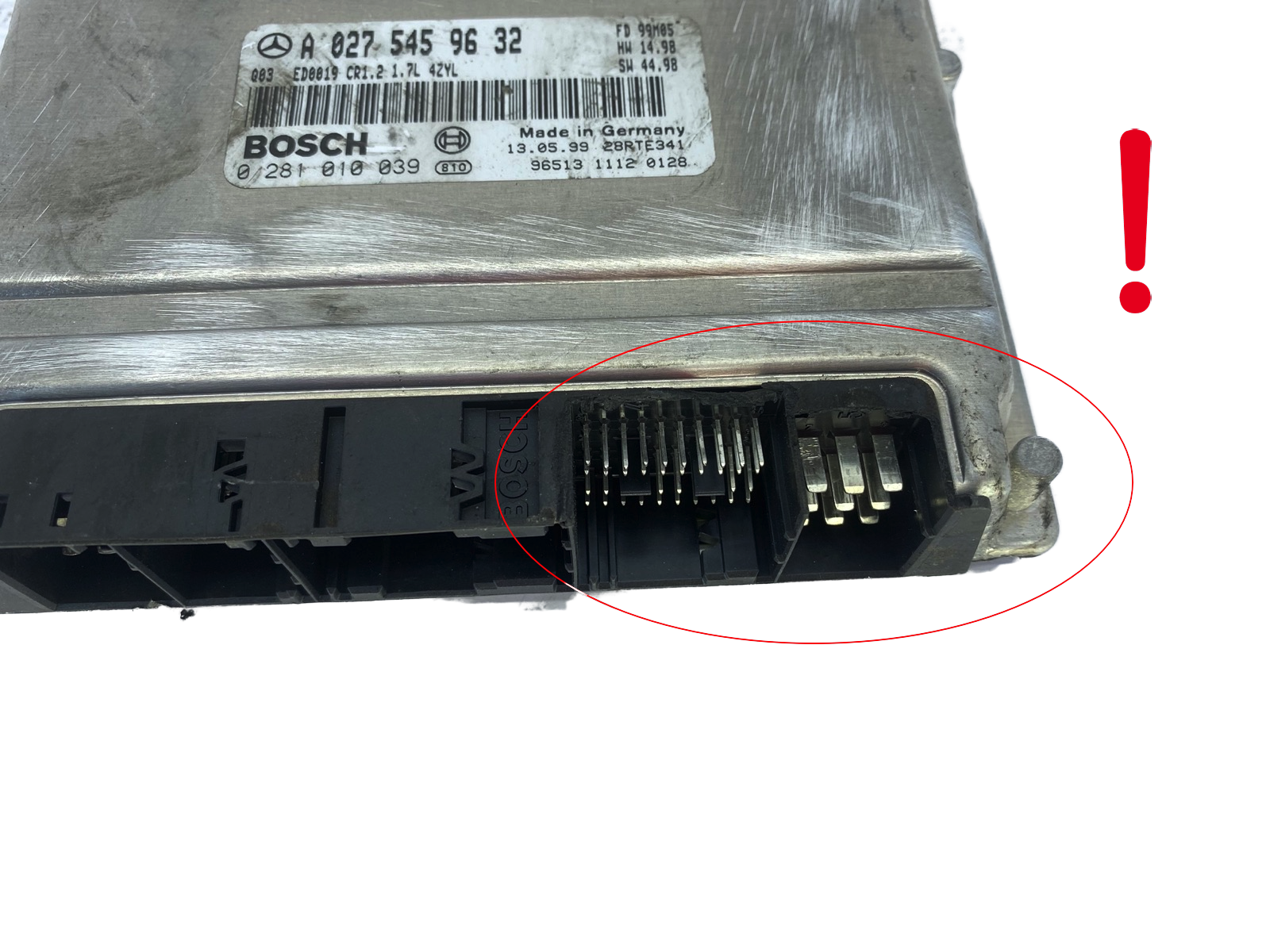 Controller A0275459632 0281010039 Mercedes Bosch 49540 main product photo
