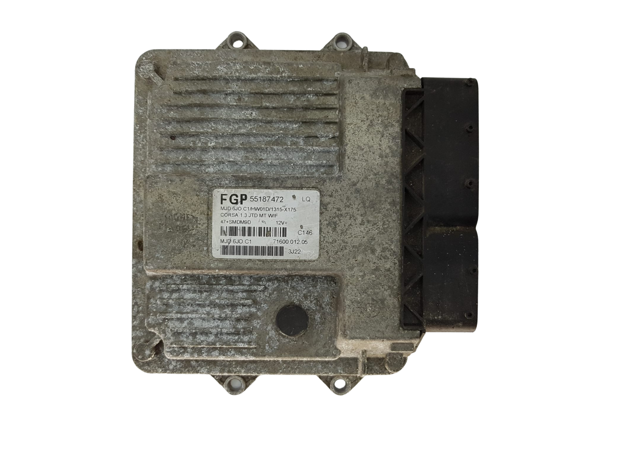 Controller FGP 55187472 LQ MJD 6JO.C1 71600.012.05 Opel main product photo